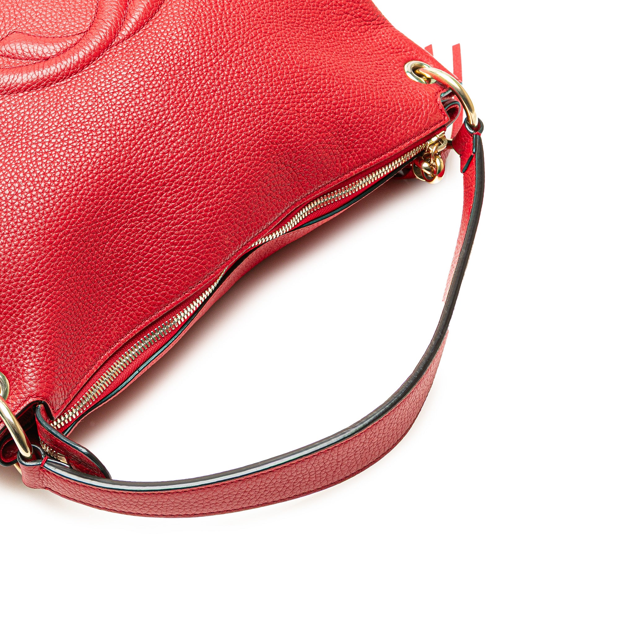Gucci Large Pebbled Calfskin Soho Convertible Hobo