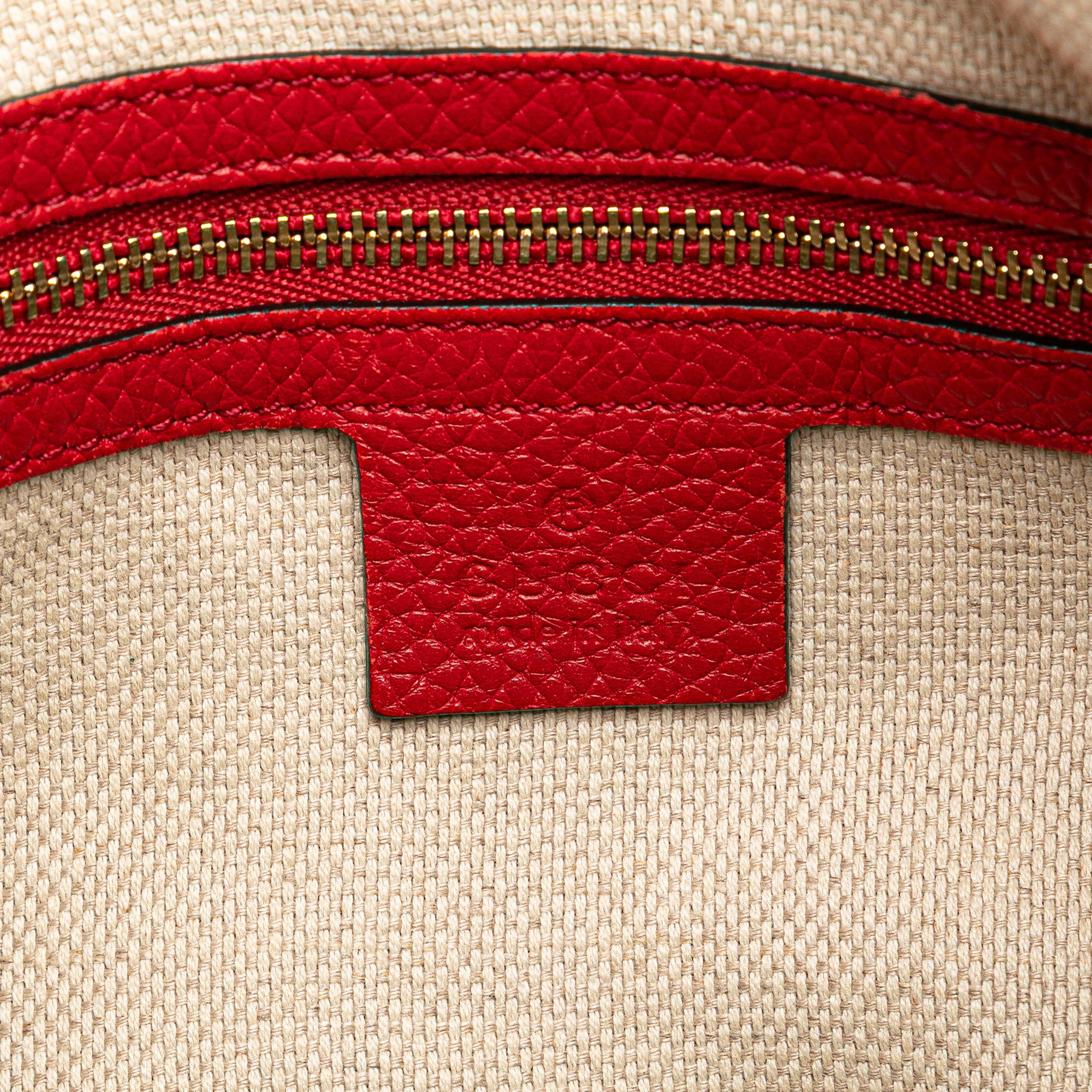 Gucci Large Pebbled Calfskin Soho Convertible Hobo