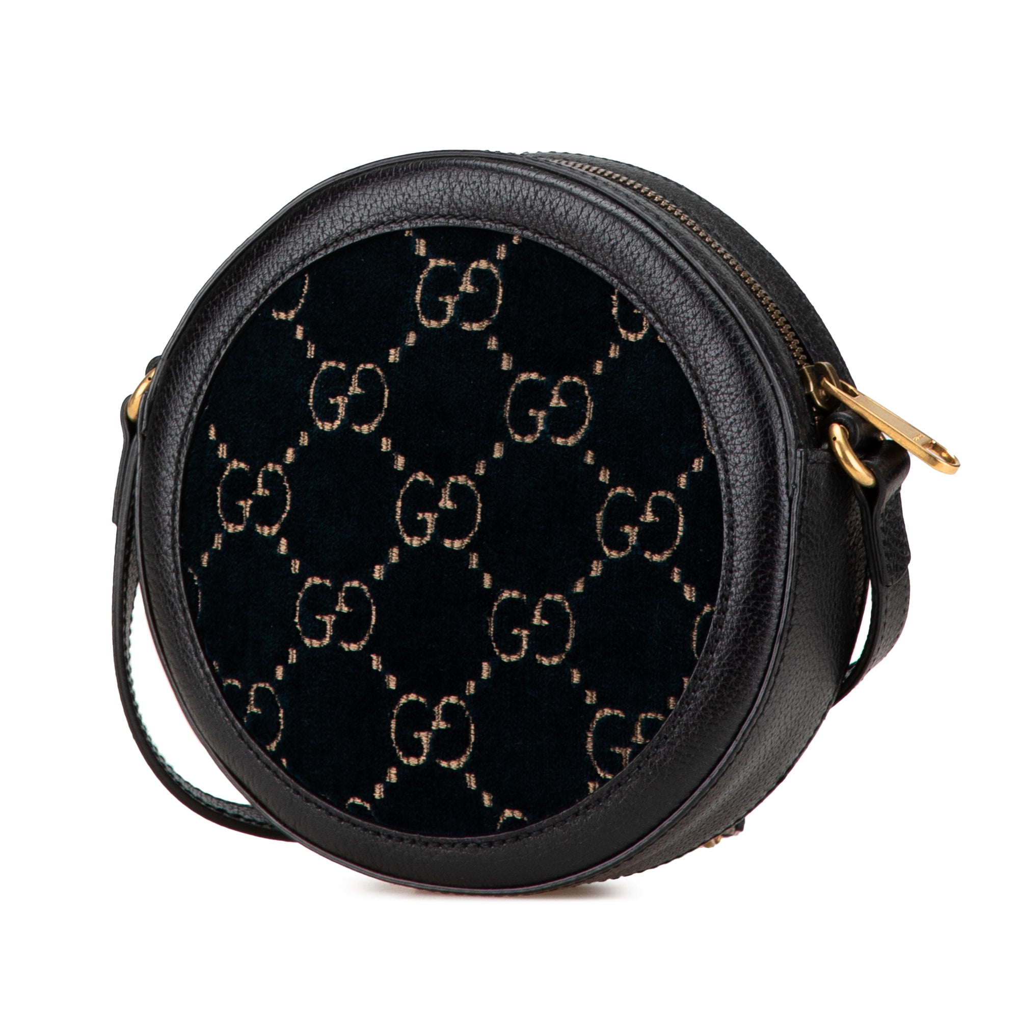 GG Velvet Ophidia Round Crossbody