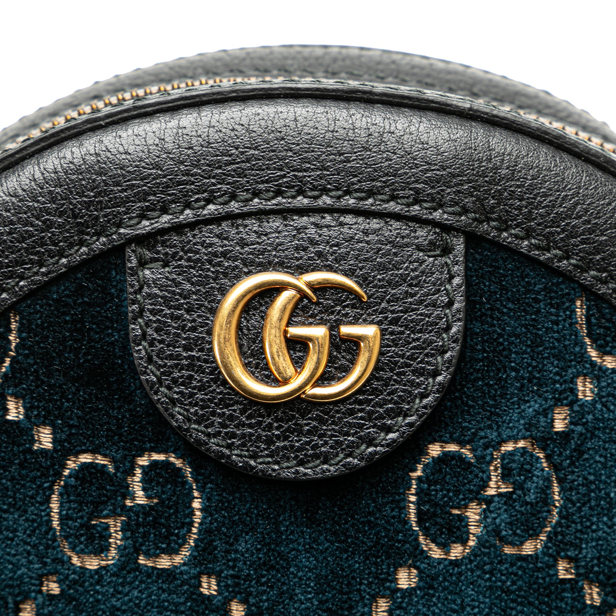 GG Velvet Ophidia Round Crossbody