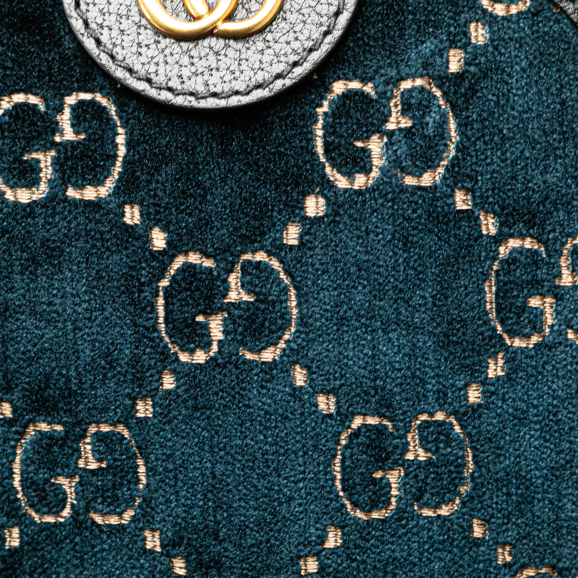 GG Velvet Ophidia Round Crossbody