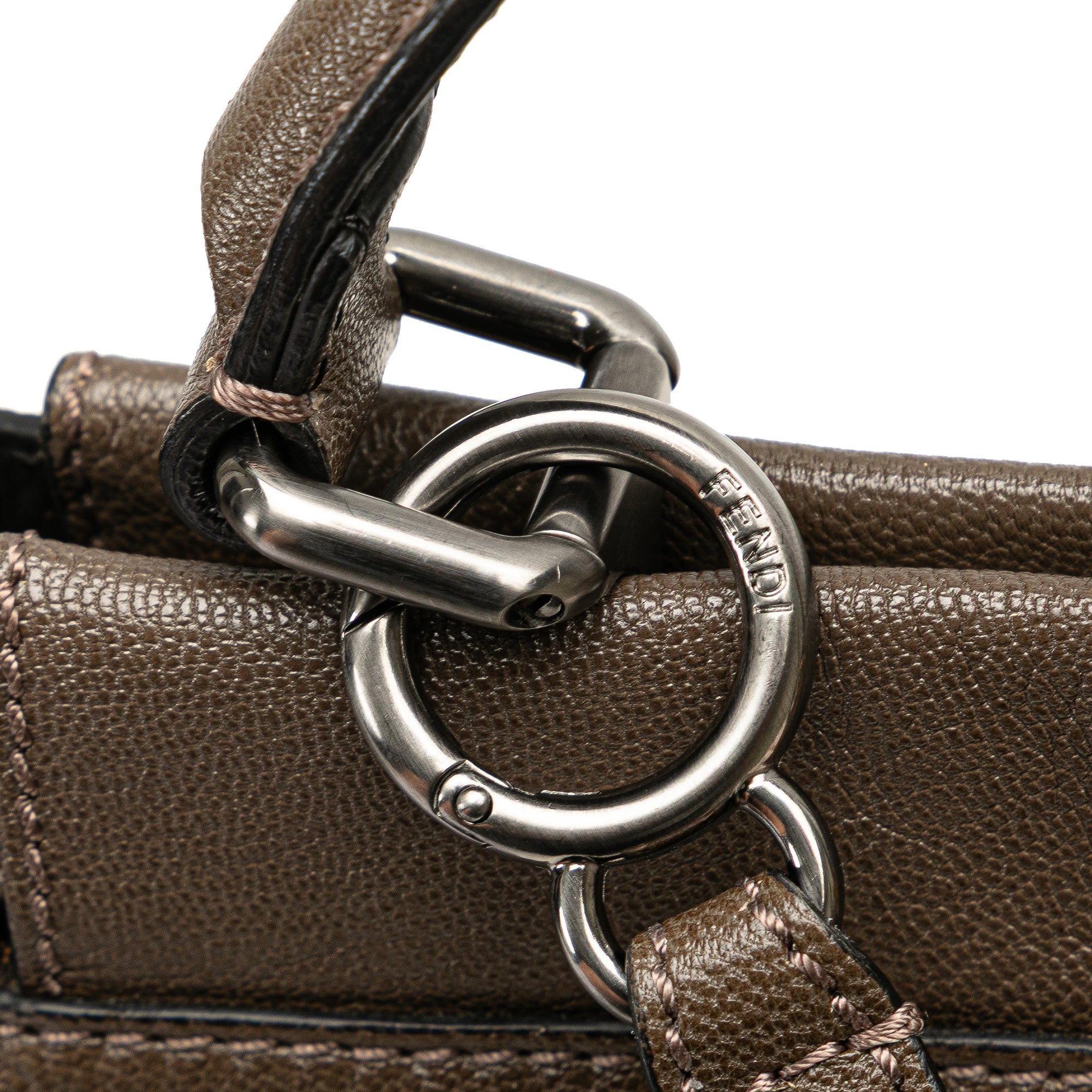 Fendi Medium Calfskin Peekaboo Iconic Satchel