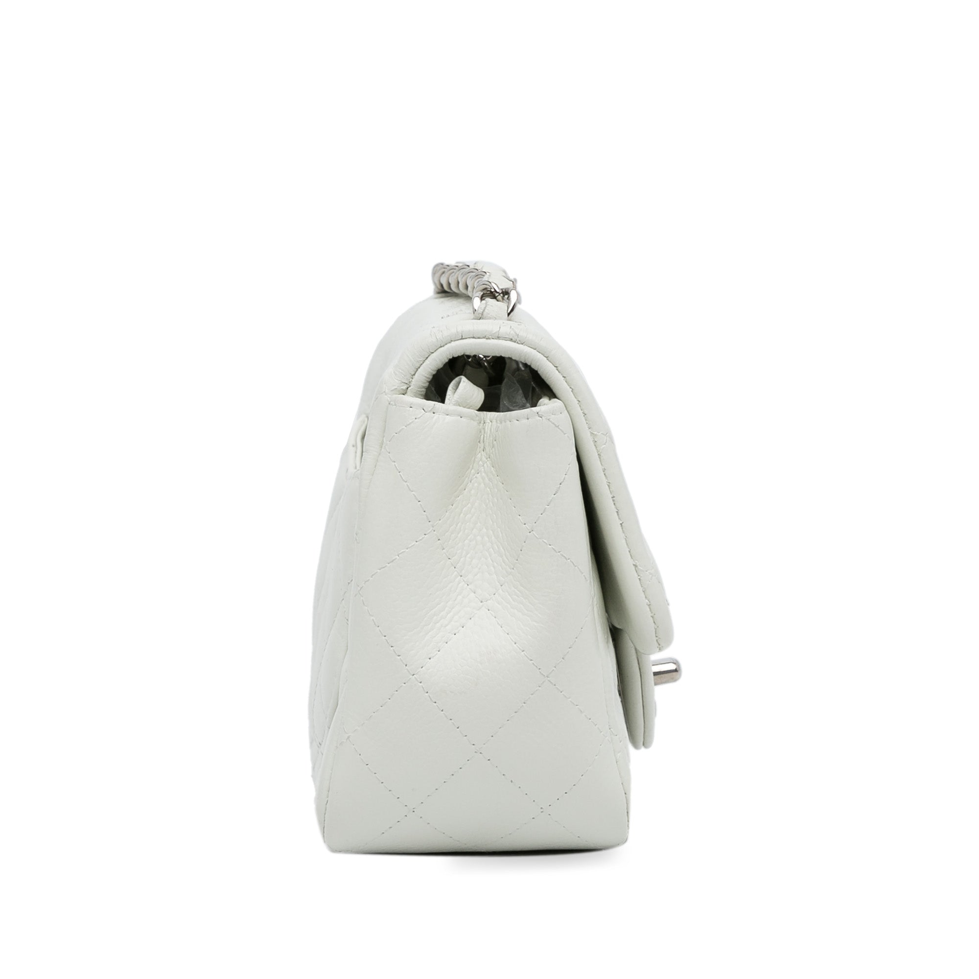 Mini Square Classic Caviar Single Flap