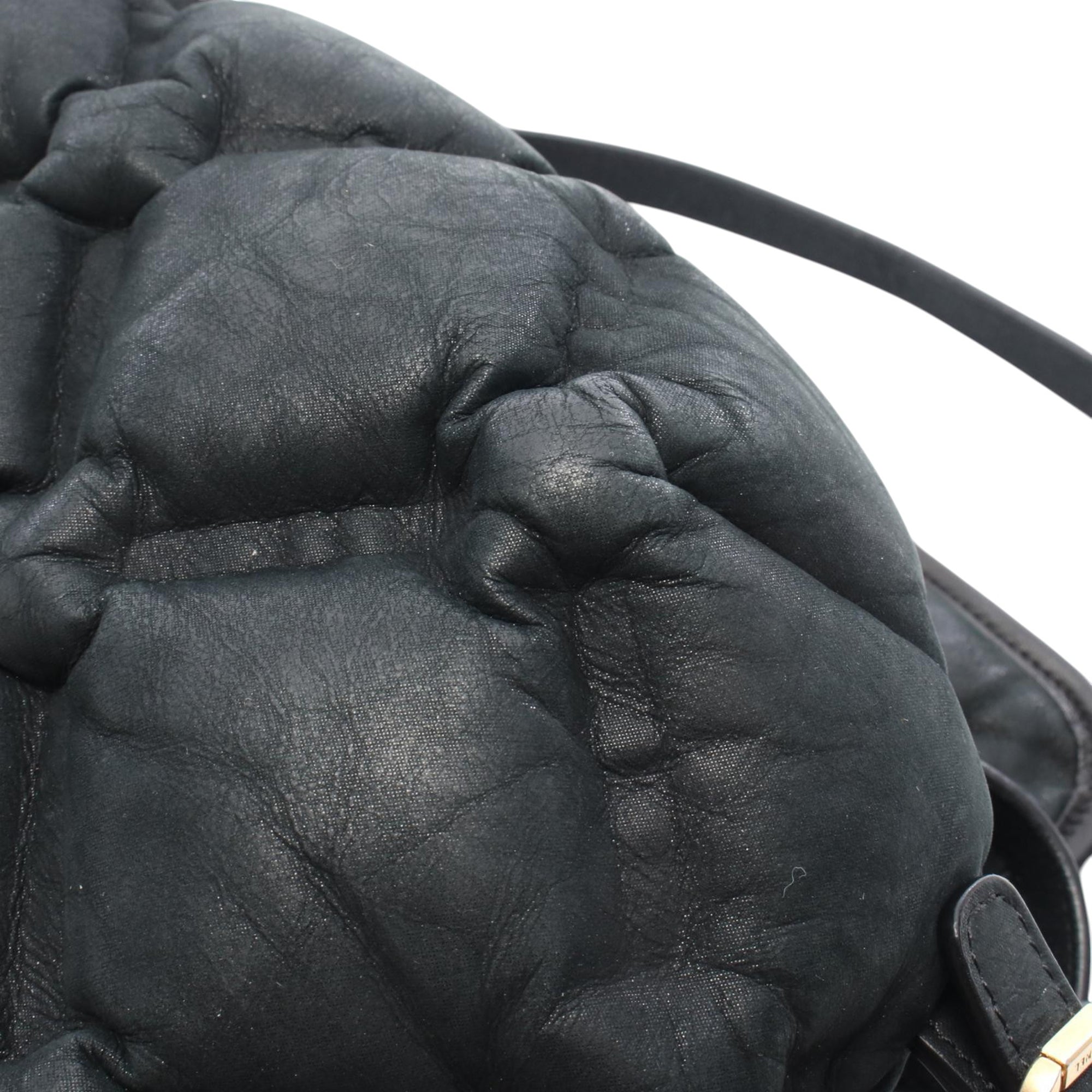 Quilted Iridescent Calfskin Chesterfield Backpack