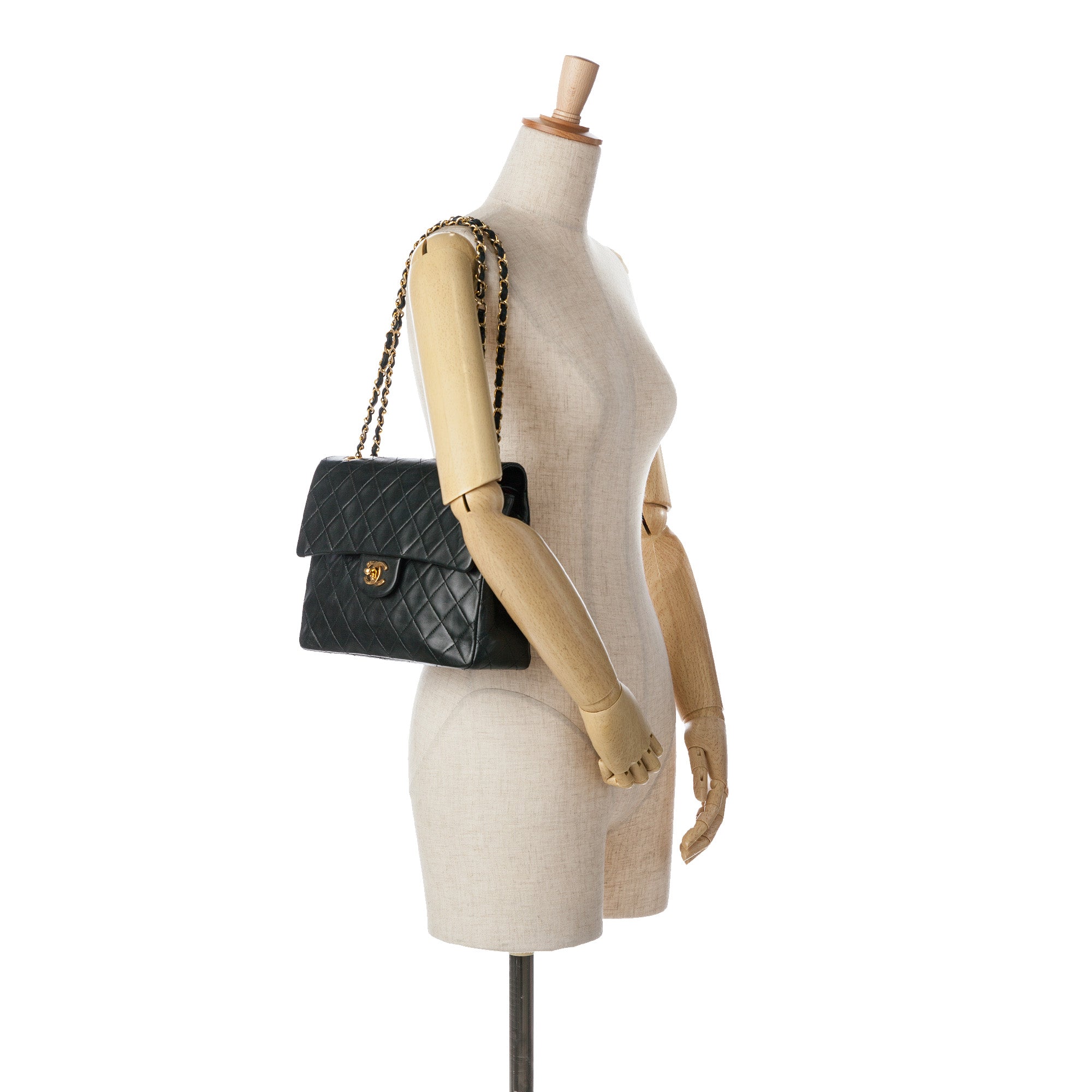 Medium Tall Classic Lambskin Double Flap