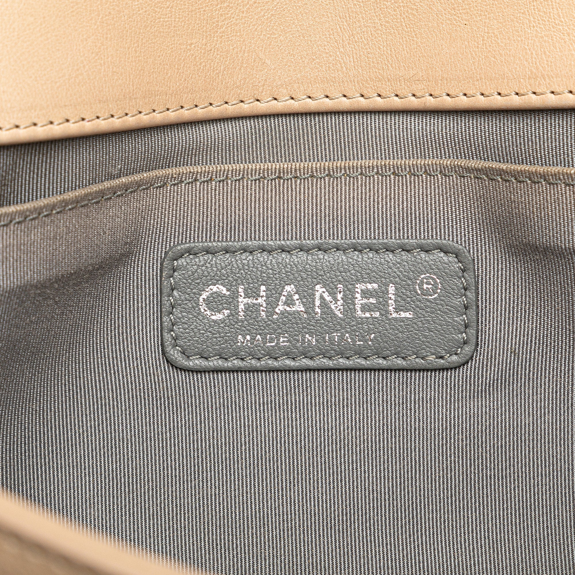 Chanel Old Medium Aged Calfskin Double Stitch Boy Flap