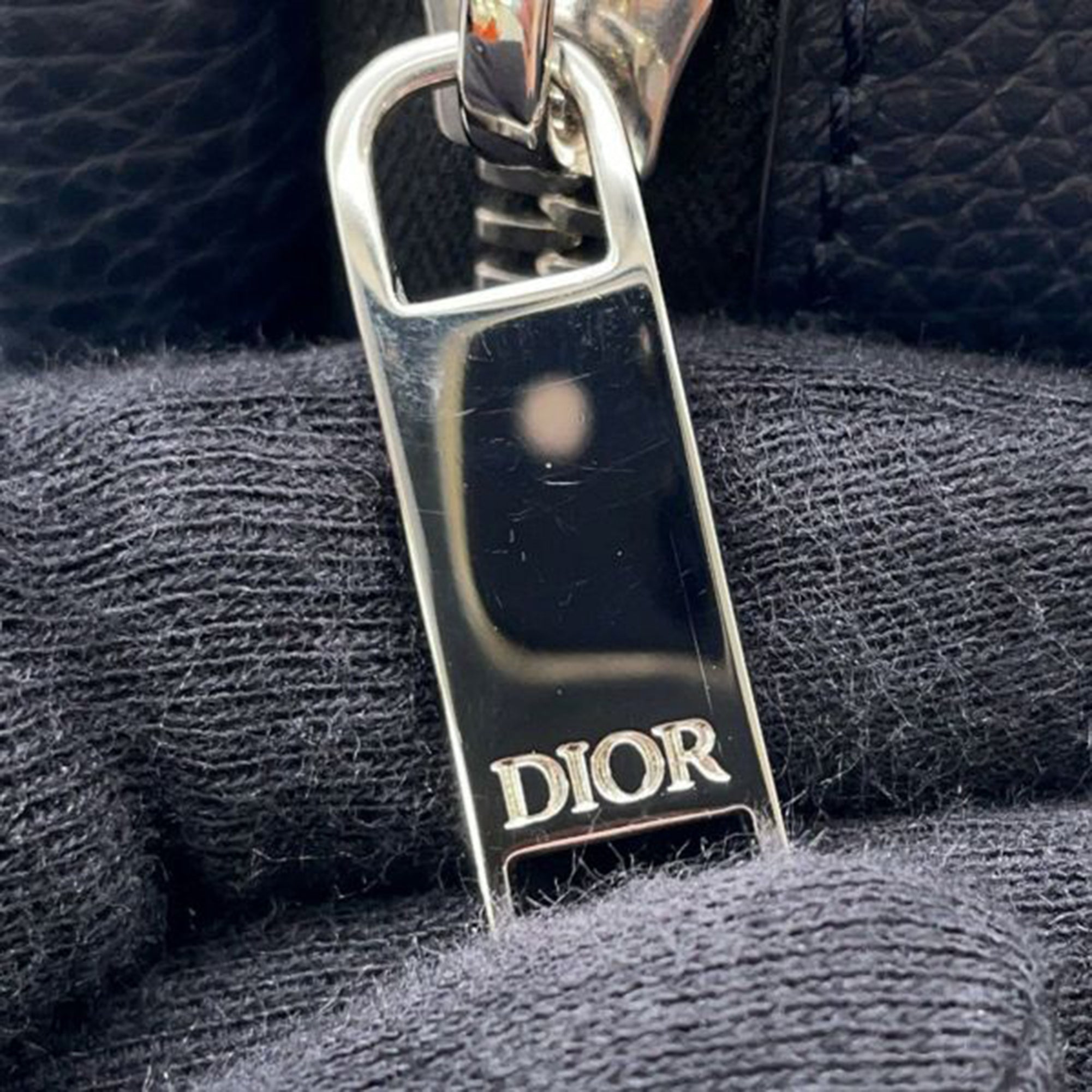 Dior Shawn Stussy Grained Calfskin Year of the Ox Sling Bag