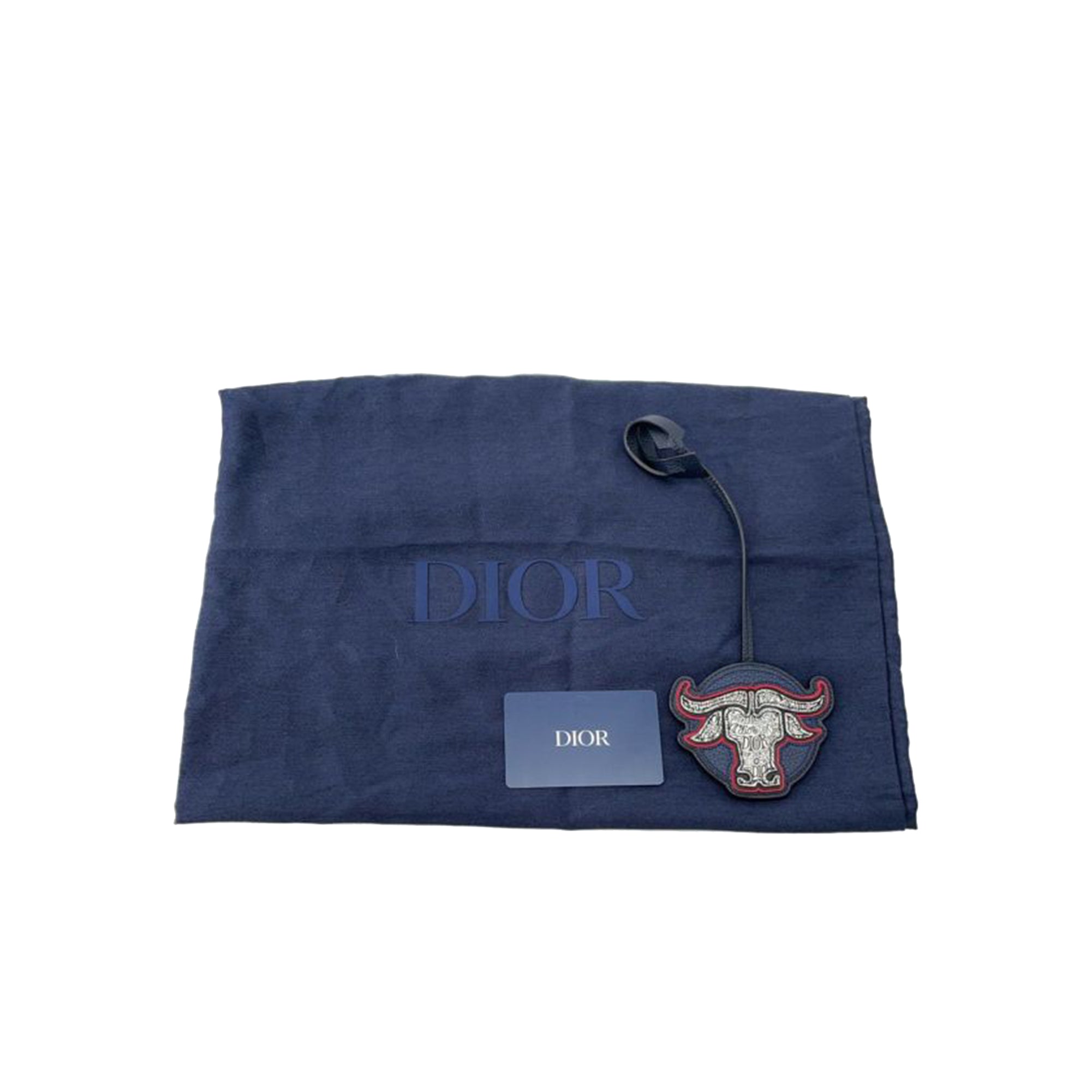 Dior Shawn Stussy Grained Calfskin Year of the Ox Sling Bag