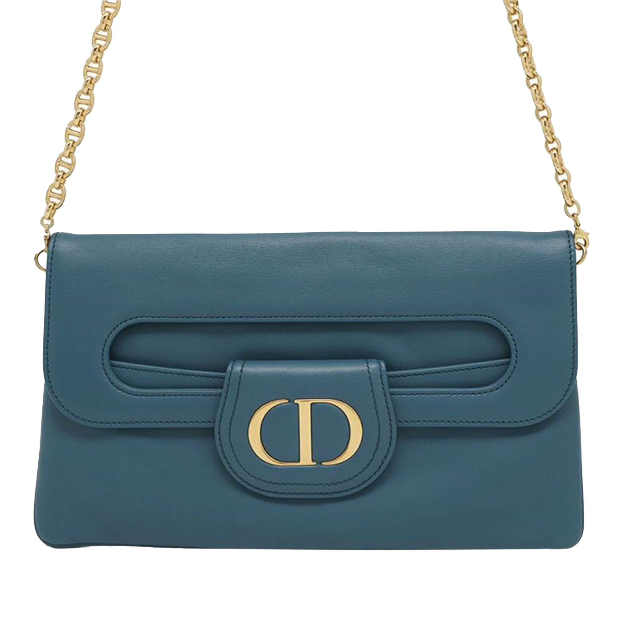 Medium Calfskin DiorDouble Chain Bag