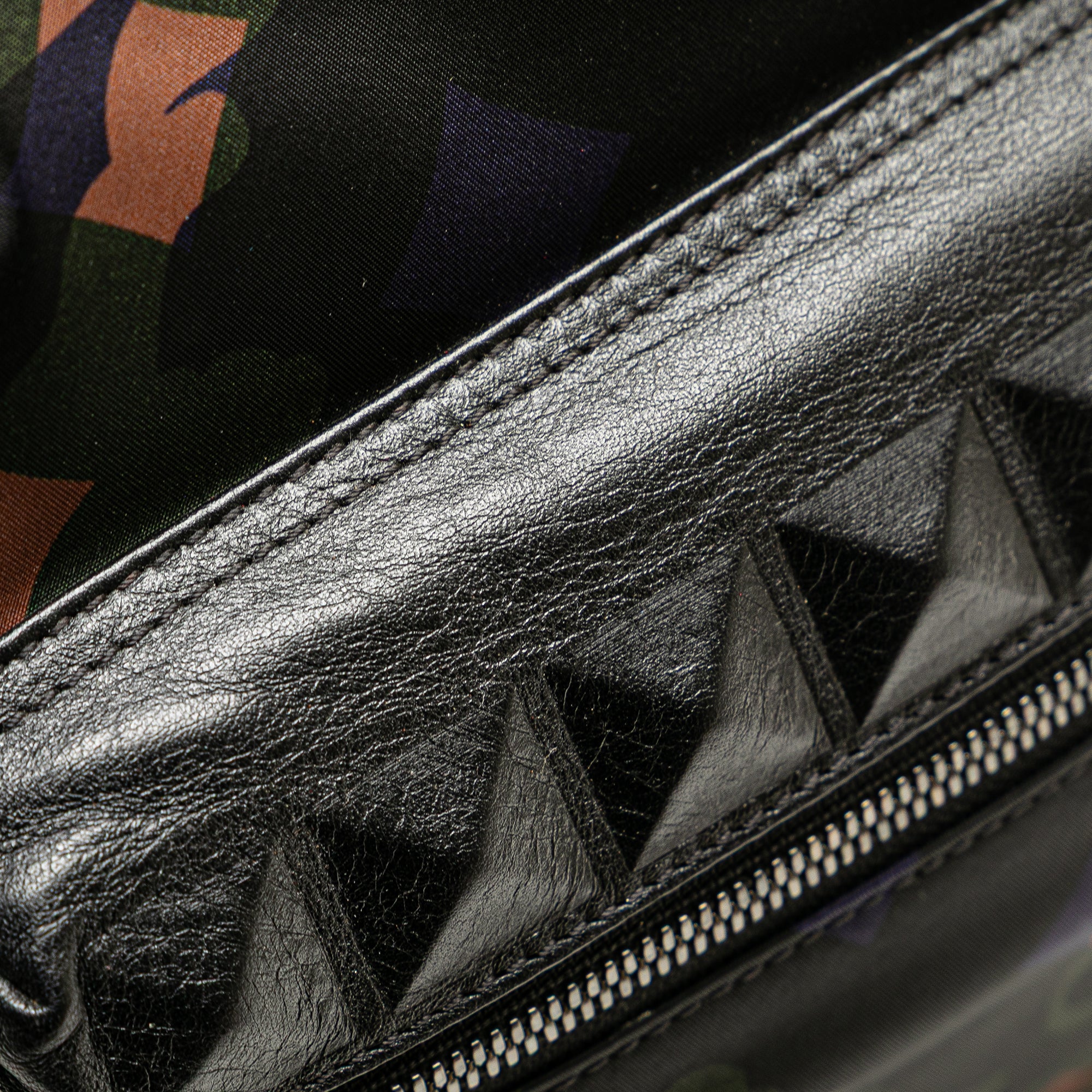 MCM Nylon Camo Munich Lion Dieter Backpack