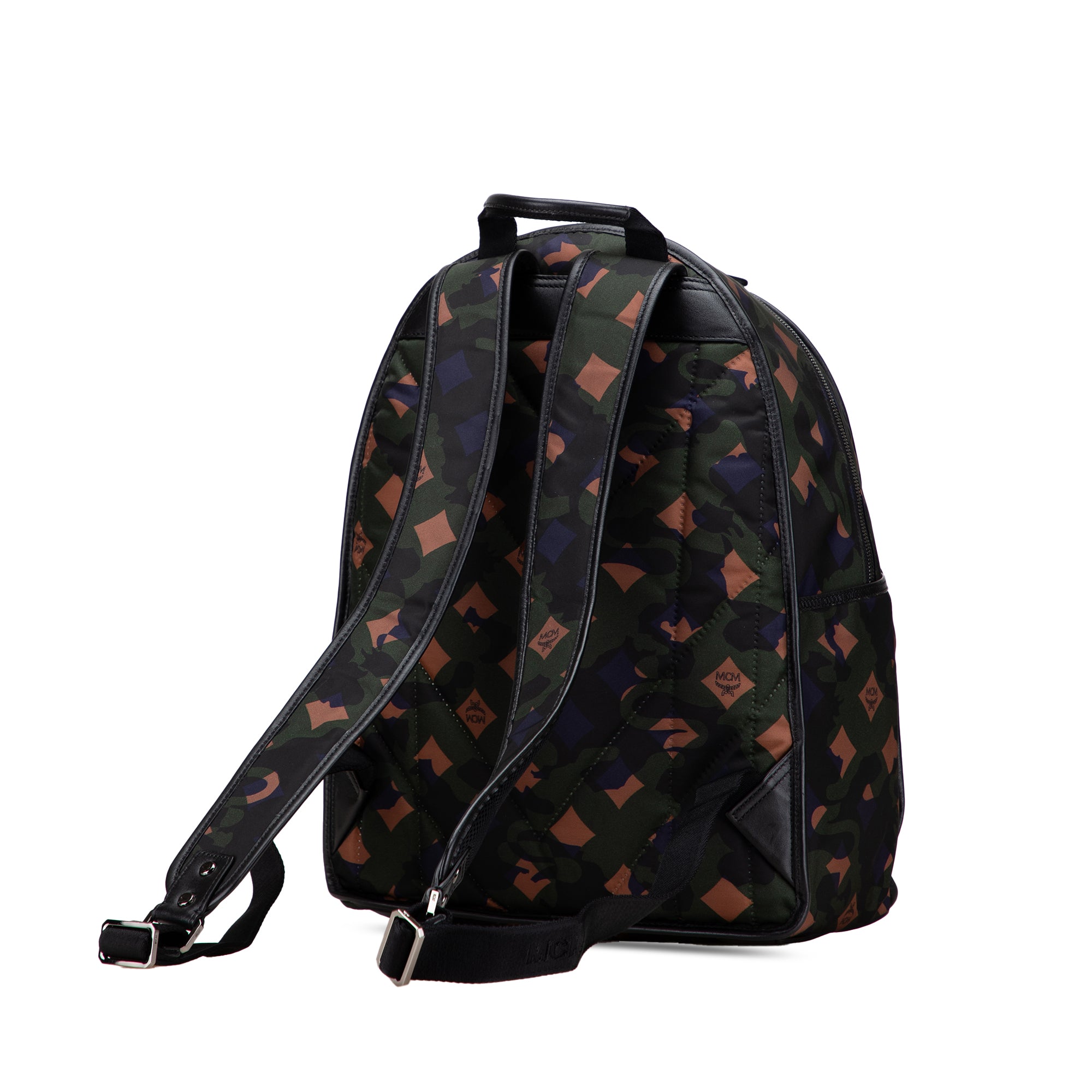 MCM Nylon Camo Munich Lion Dieter Backpack