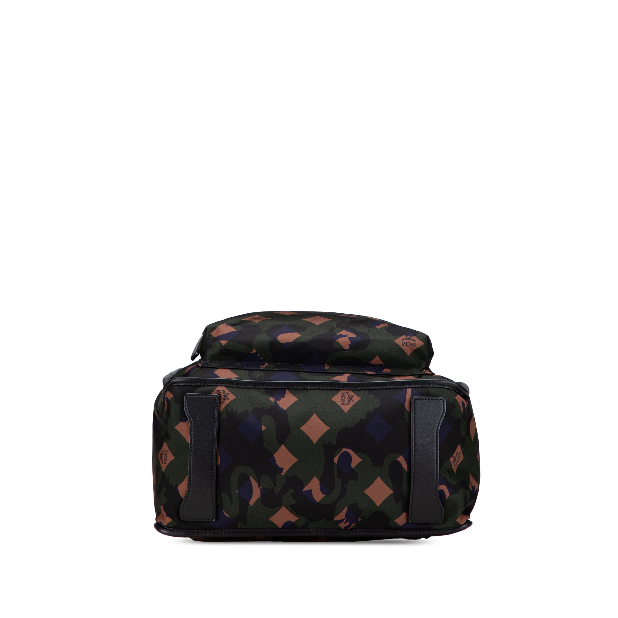 MCM Nylon Camo Munich Lion Dieter Backpack