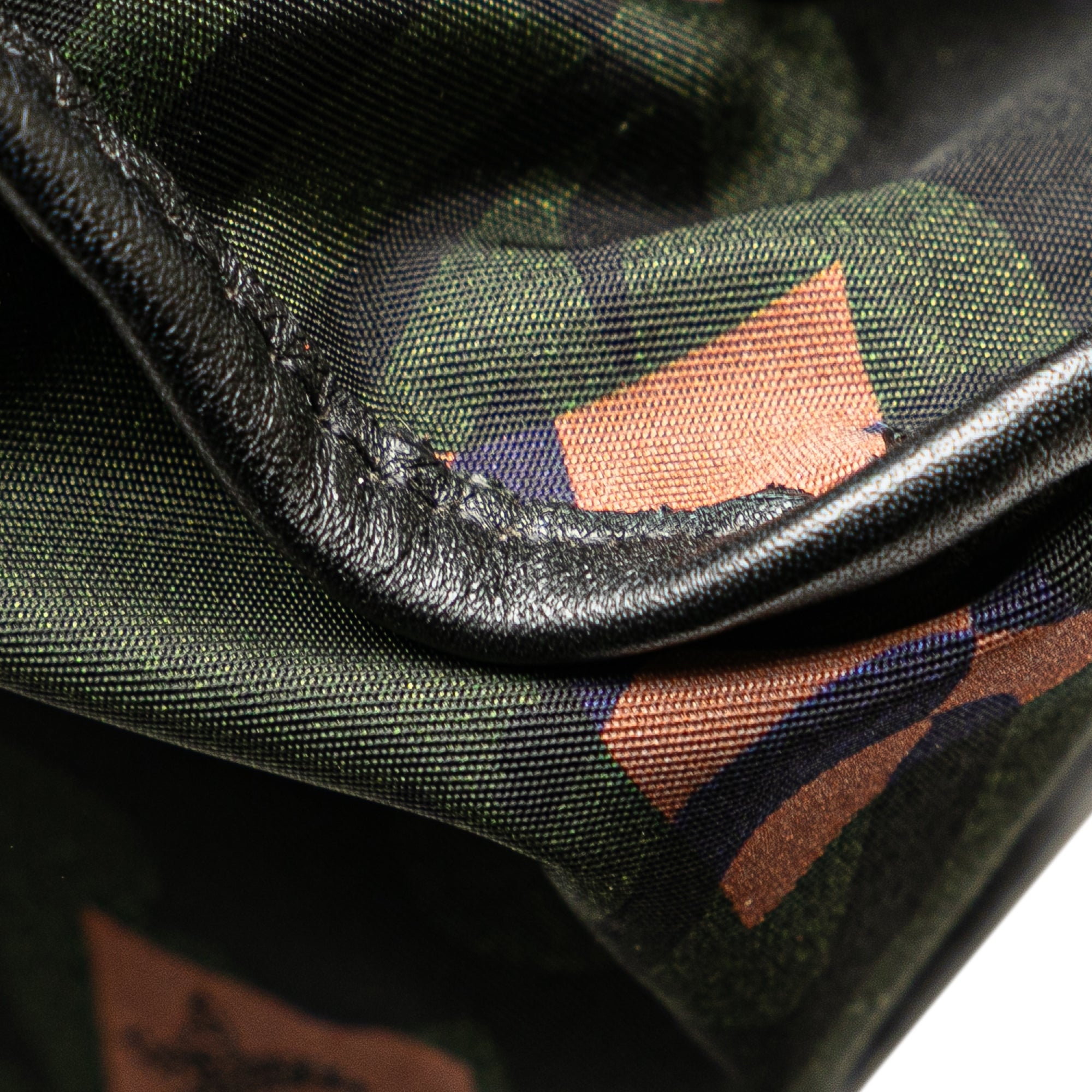MCM Nylon Camo Munich Lion Dieter Backpack