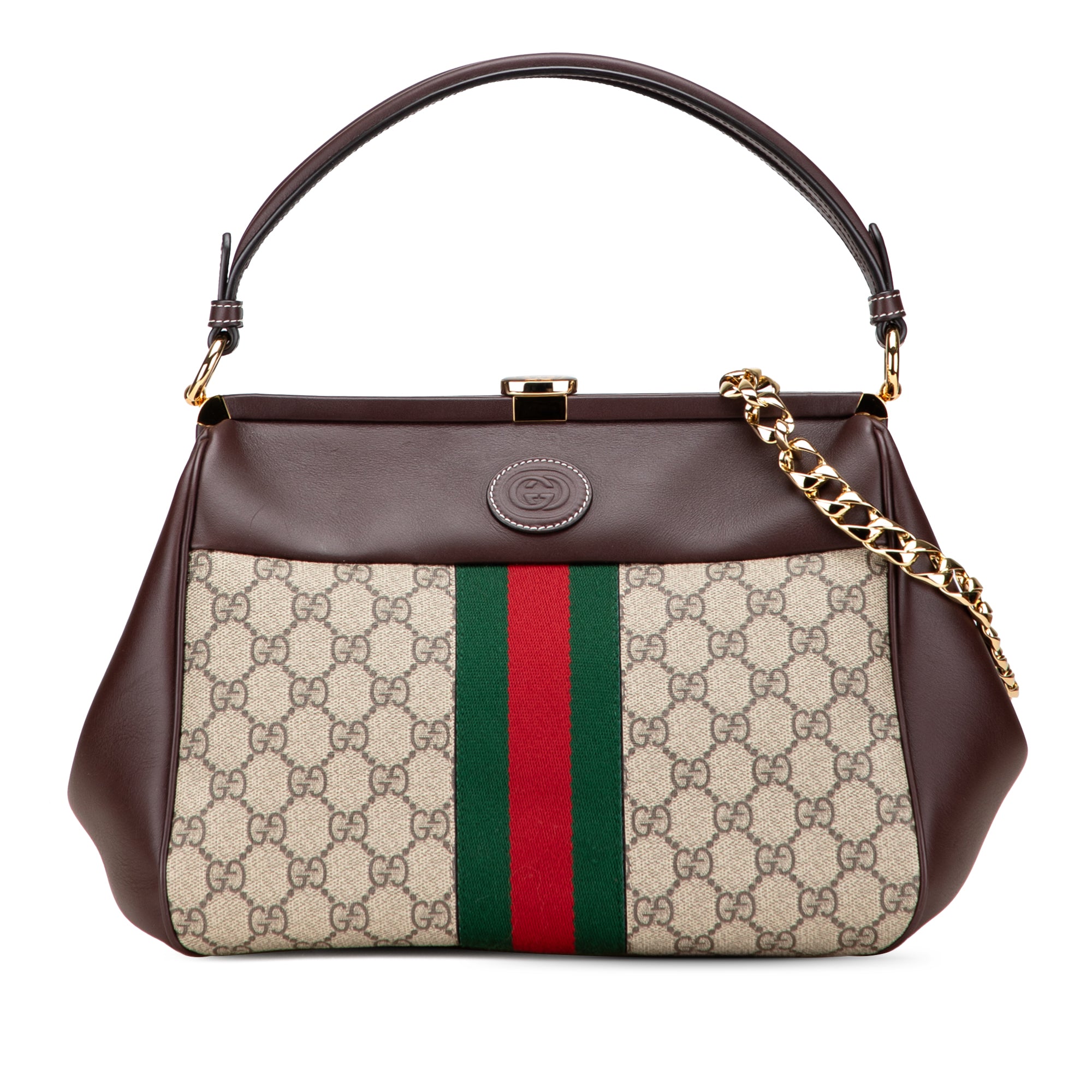 GG Supreme Ophidia Virgo Top Handle Bag