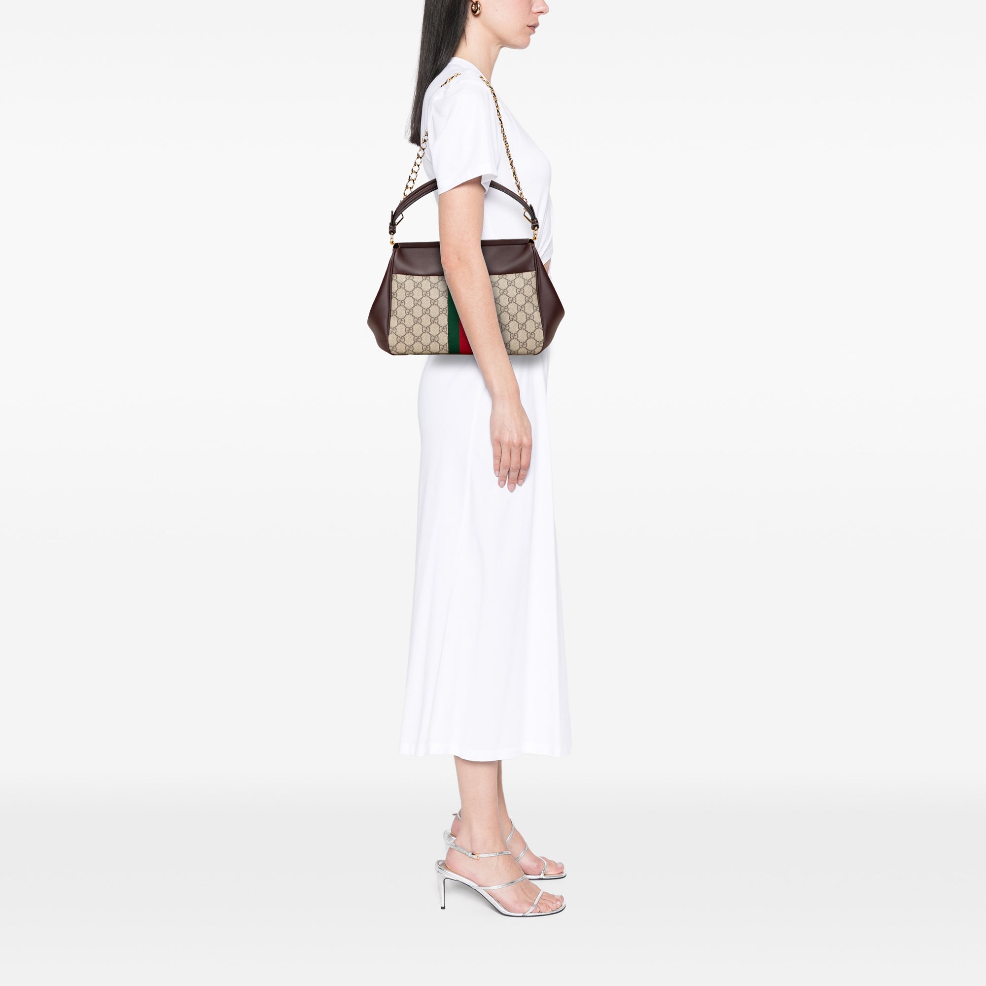 GG Supreme Ophidia Virgo Top Handle Bag