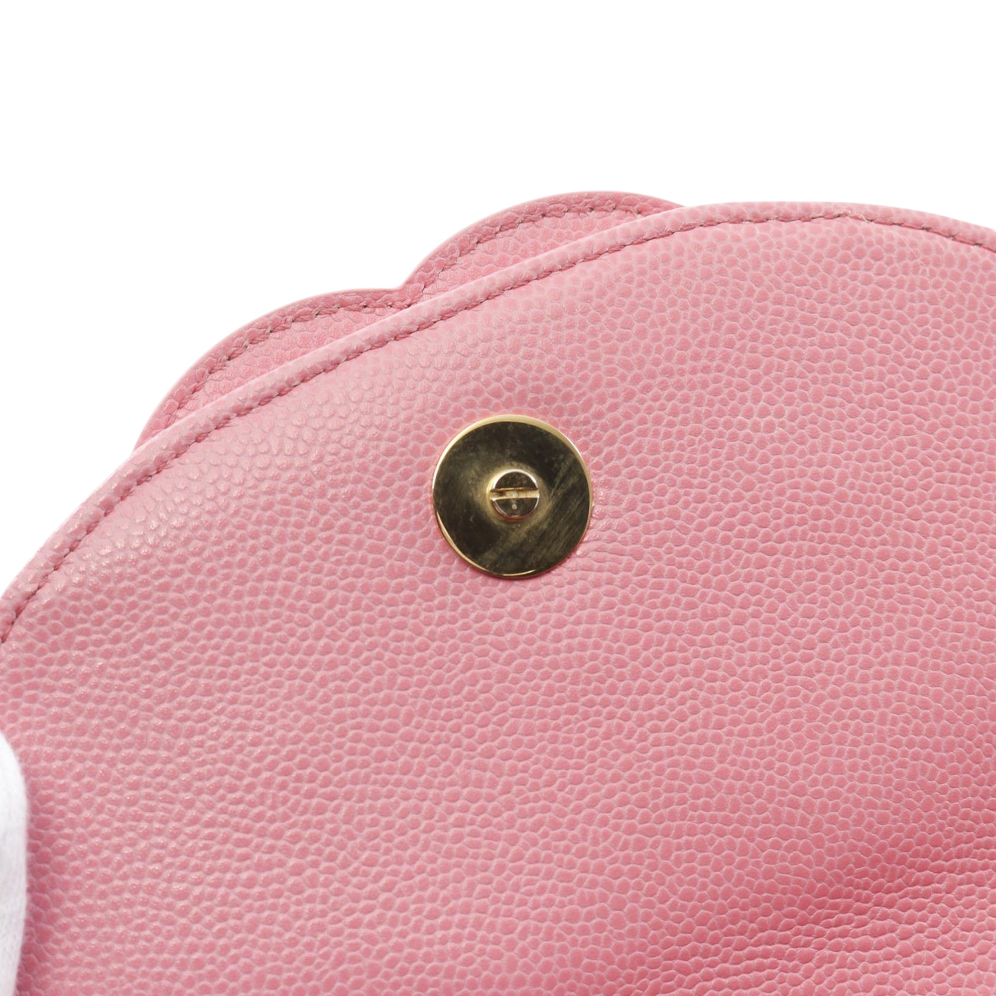 Mini Quilted Caviar CC Messenger Flap