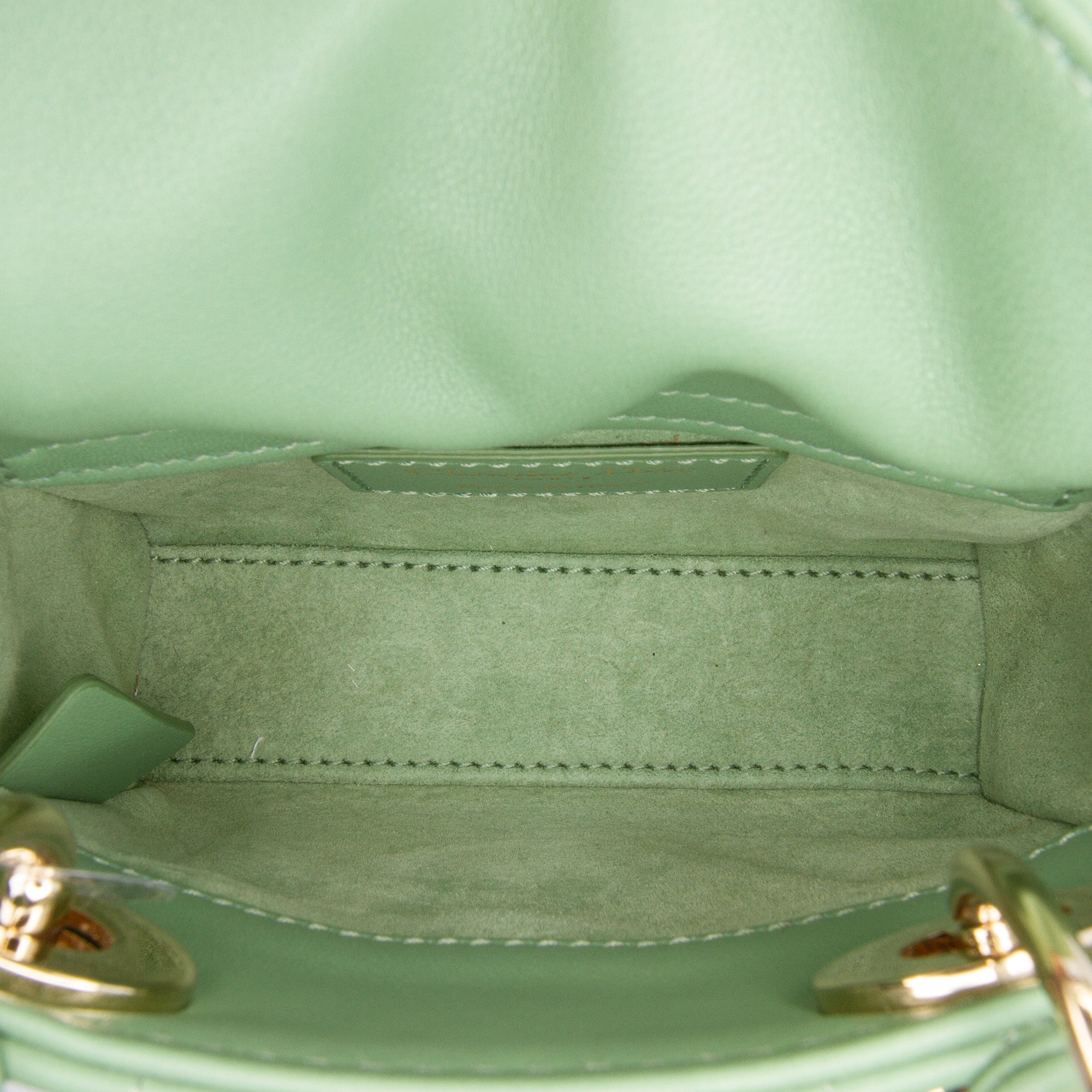 Dior Micro Lambskin Cannage Lady Dior