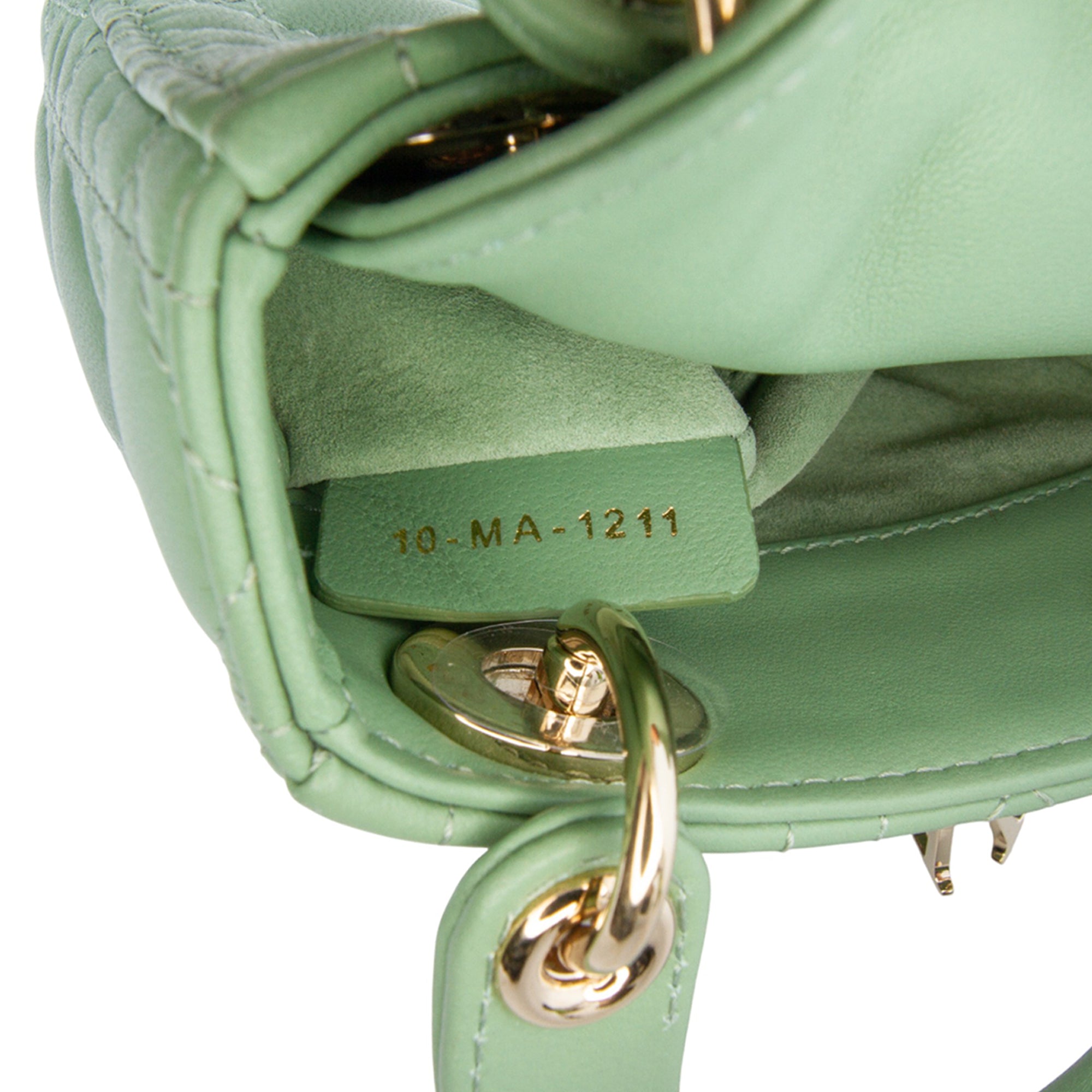 Dior Micro Lambskin Cannage Lady Dior