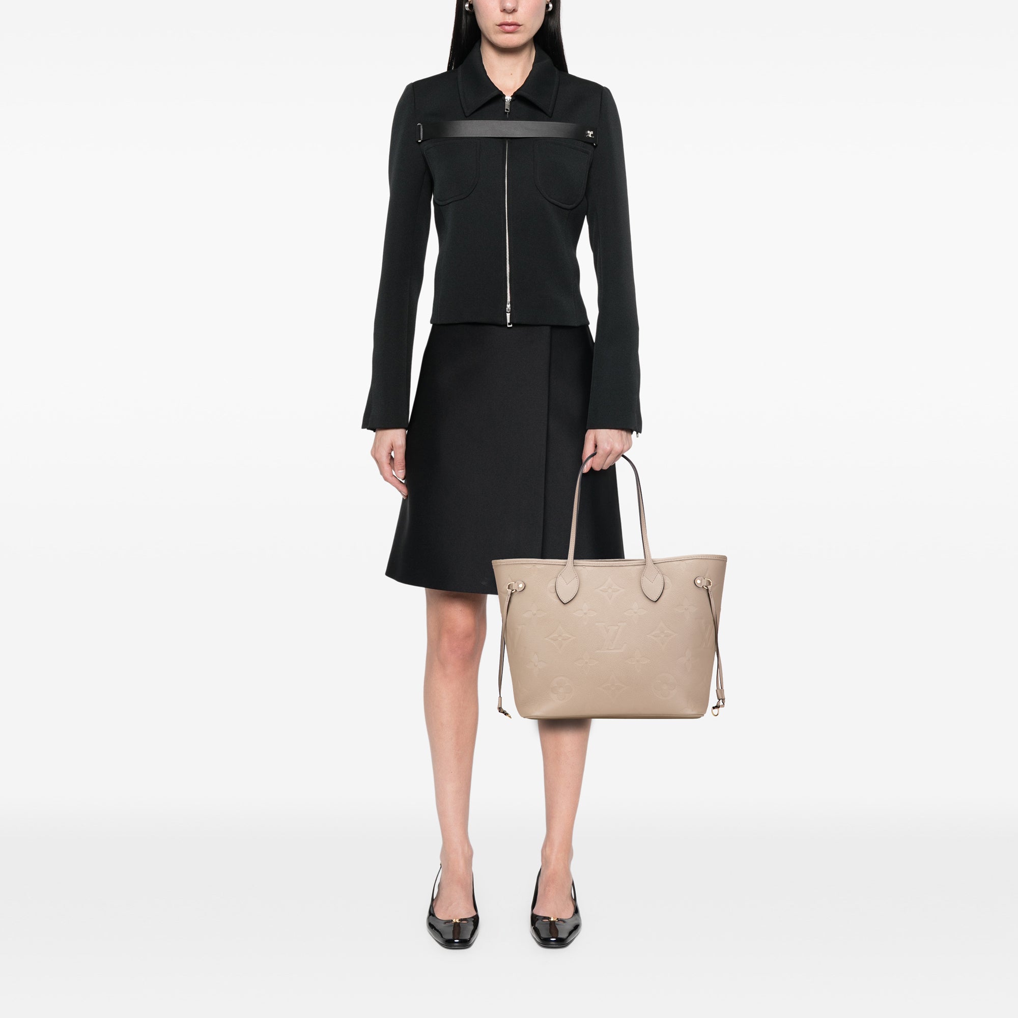 Monogram Giant Empreinte Neverfull MM