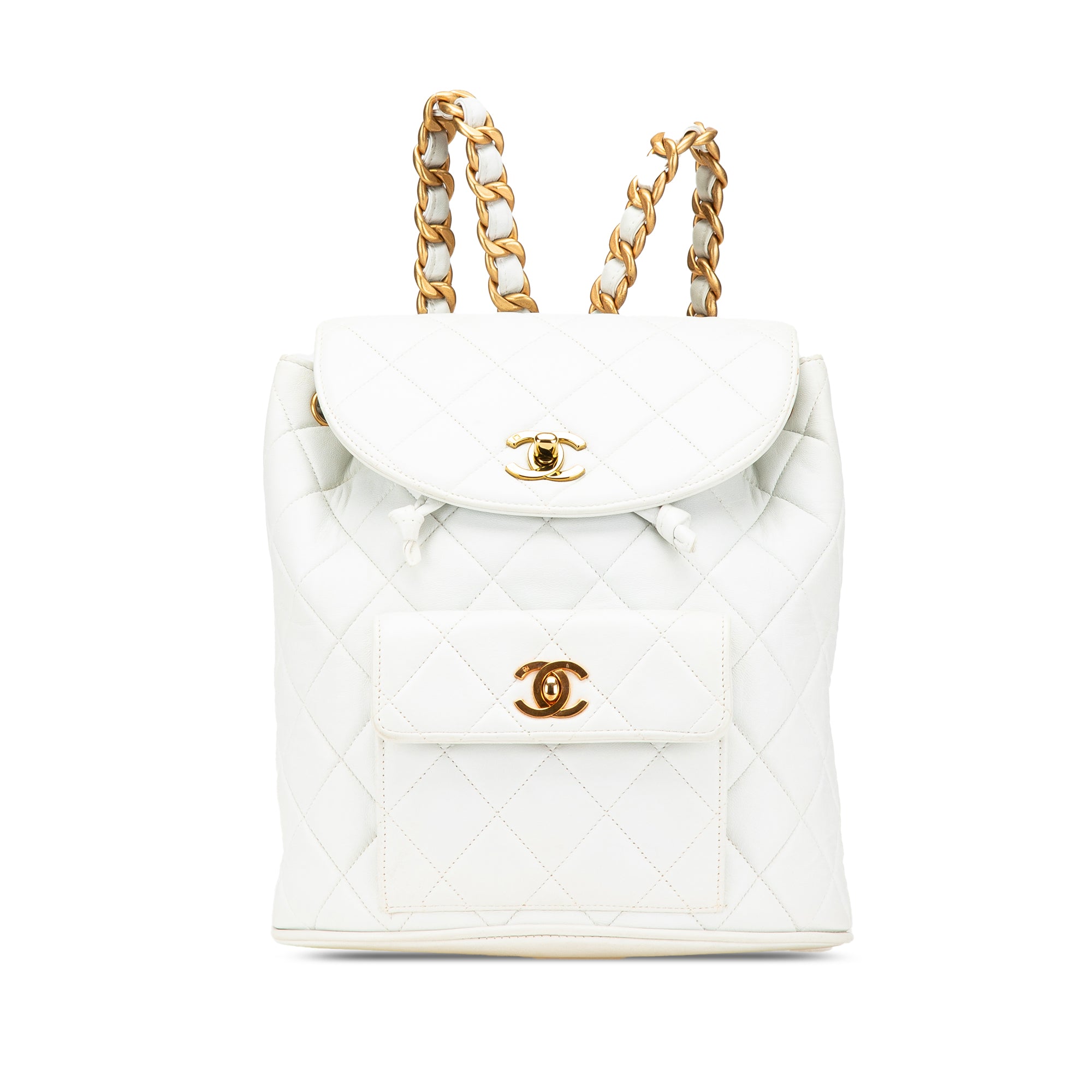 Medium Quilted Lambskin Duma Backpack