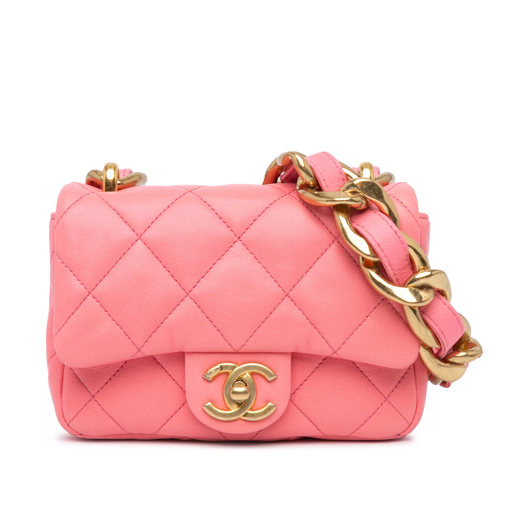 Mini Quilted Lambskin Funky Town Flap
