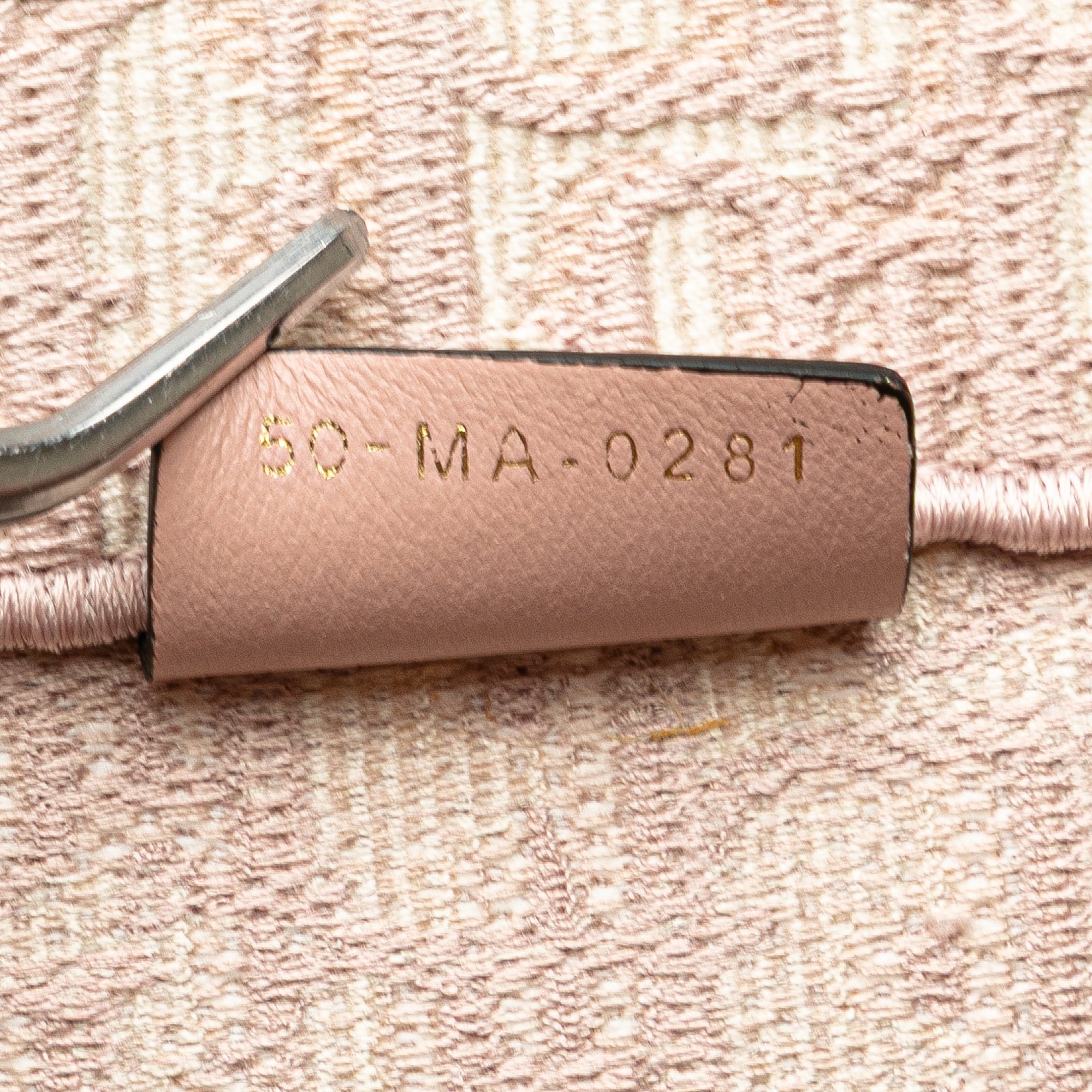 Medium Oblique Embroidered Canvas Book Tote