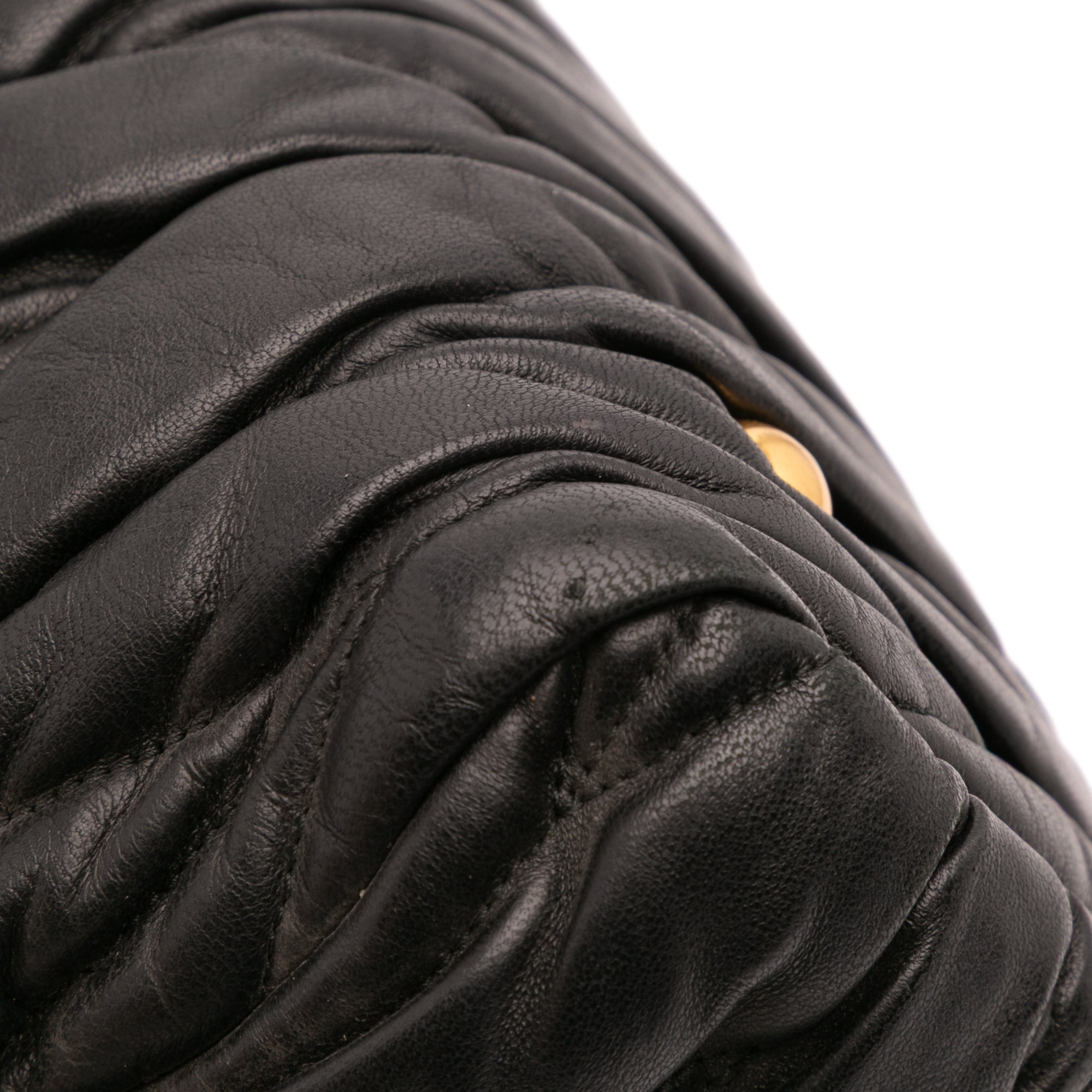 Matelasse Leather Turnlock Tote