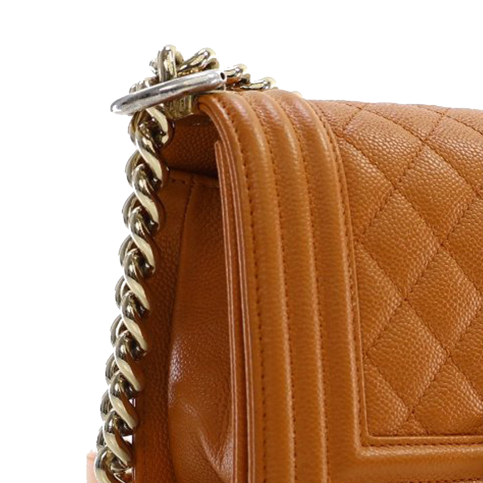 Chanel Small Quilted Caviar Boy Flap
