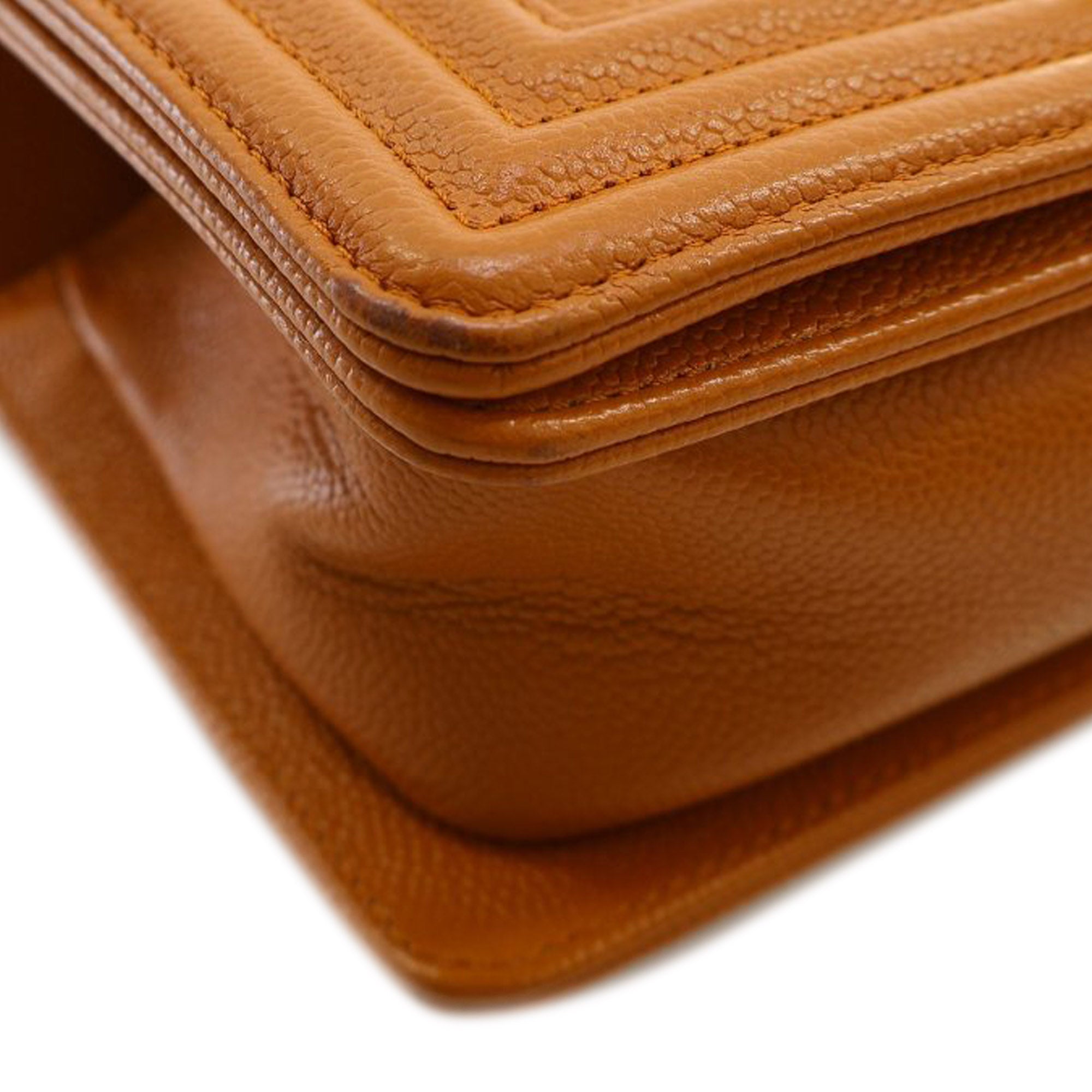 Small Quilted Caviar Boy Flap
