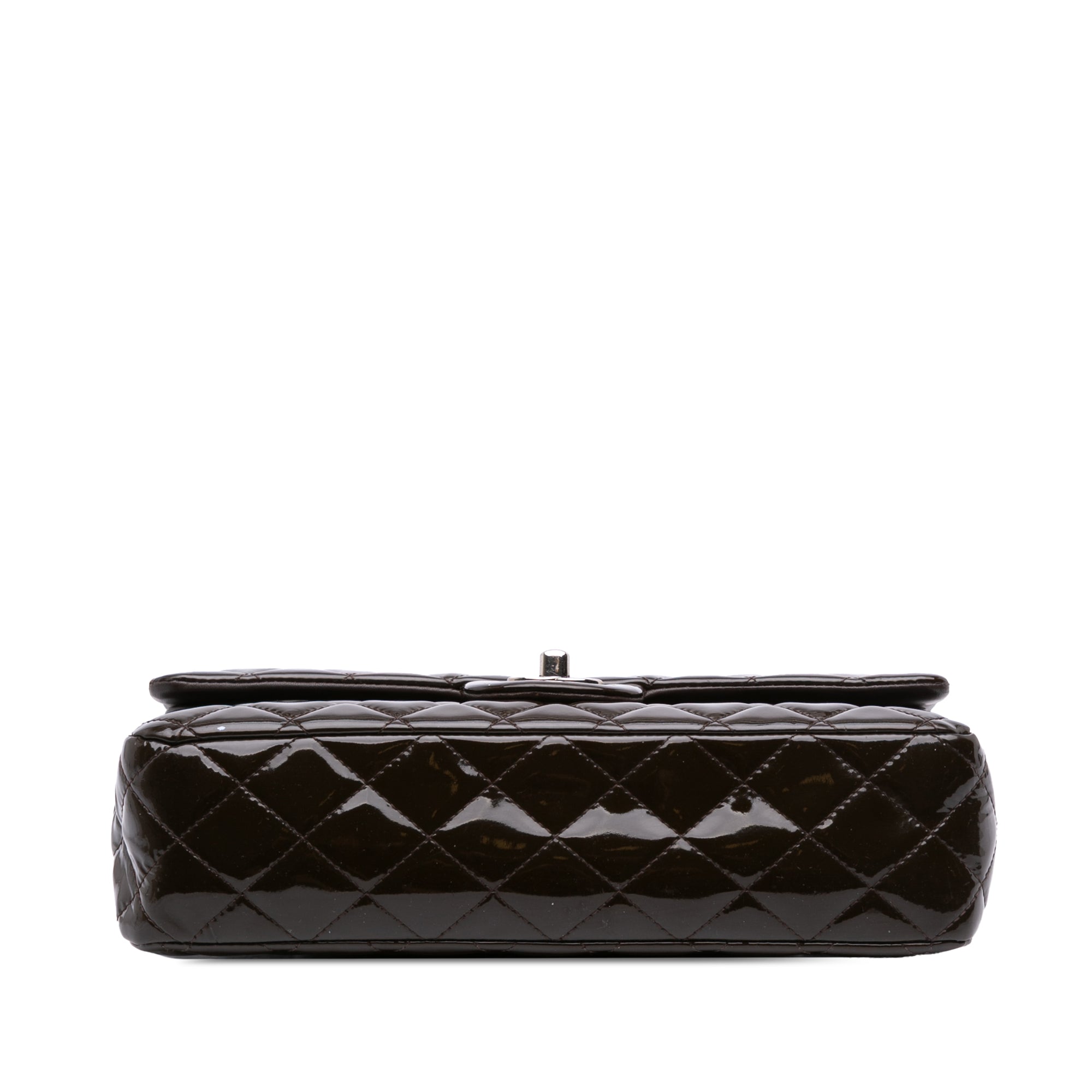 Medium Classic Patent Double Flap
