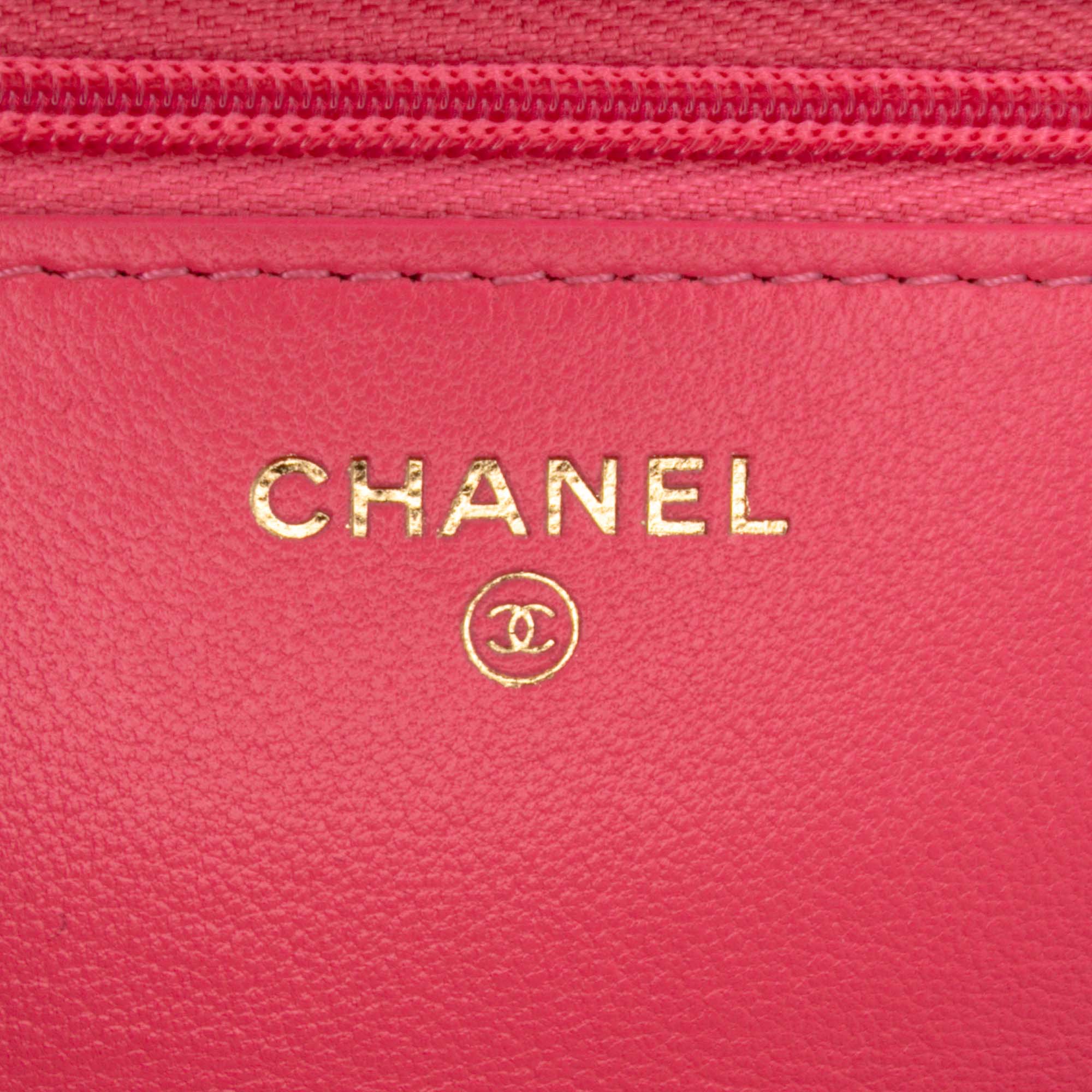 Chanel Quilted Lambskin Acrylic Coco Love Wallet on Chain