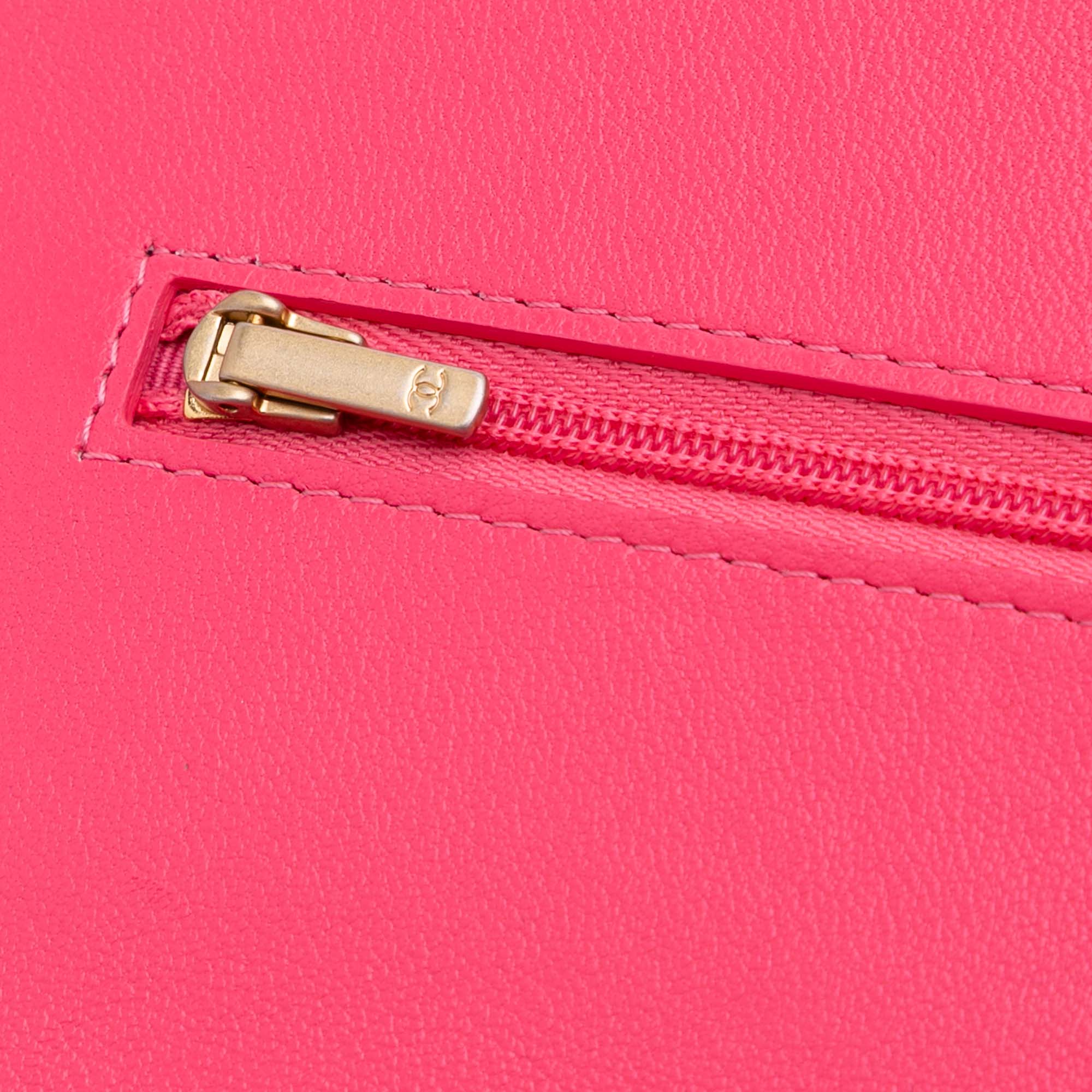 Chanel Quilted Lambskin Acrylic Coco Love Wallet on Chain