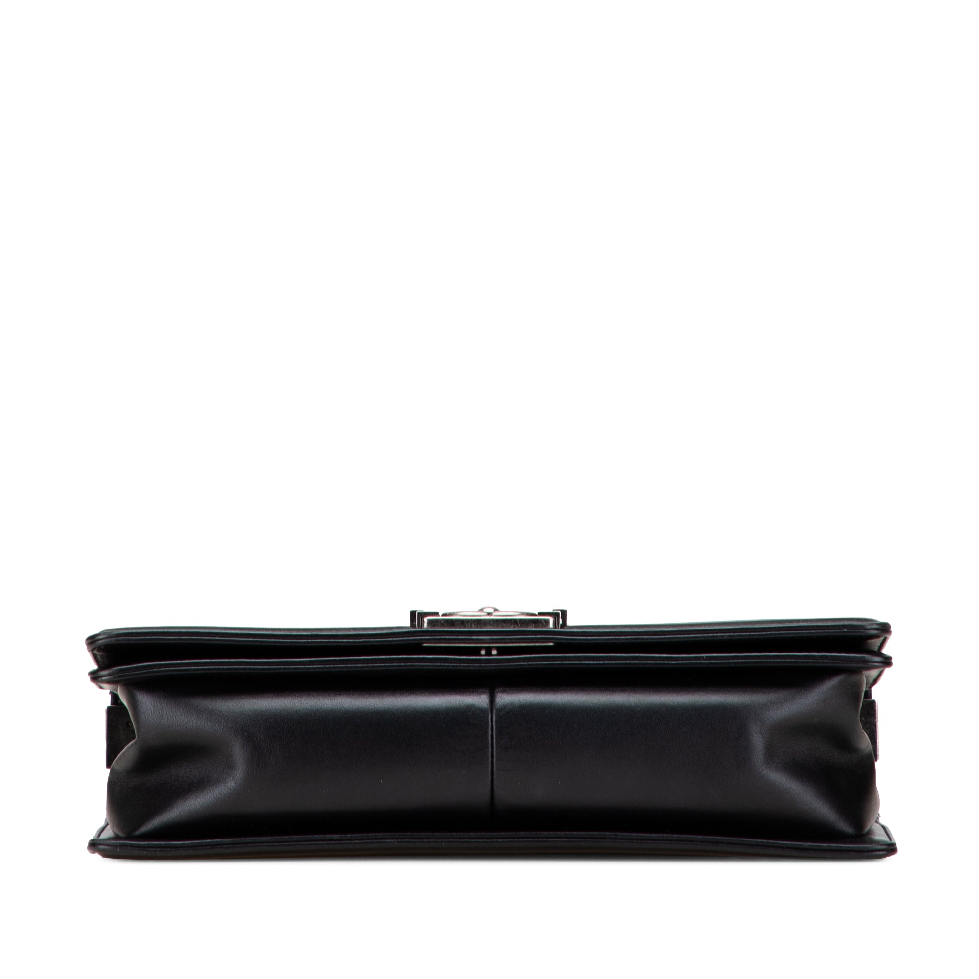 Medium Chevron Calfskin Boy Flap