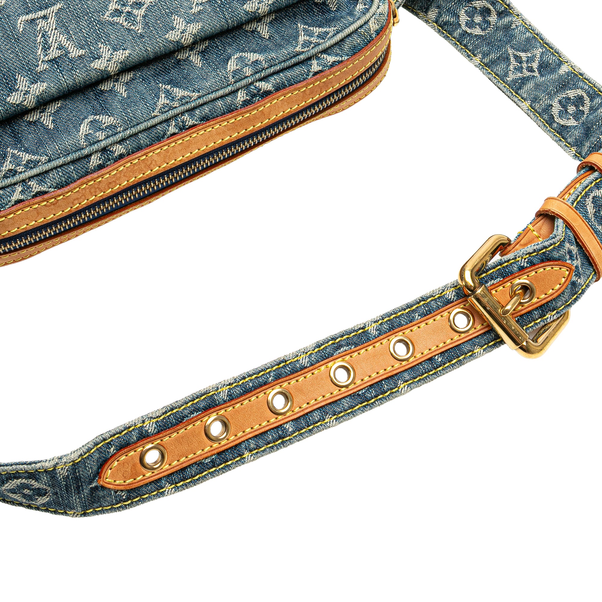 Monogram Denim Bum Bag