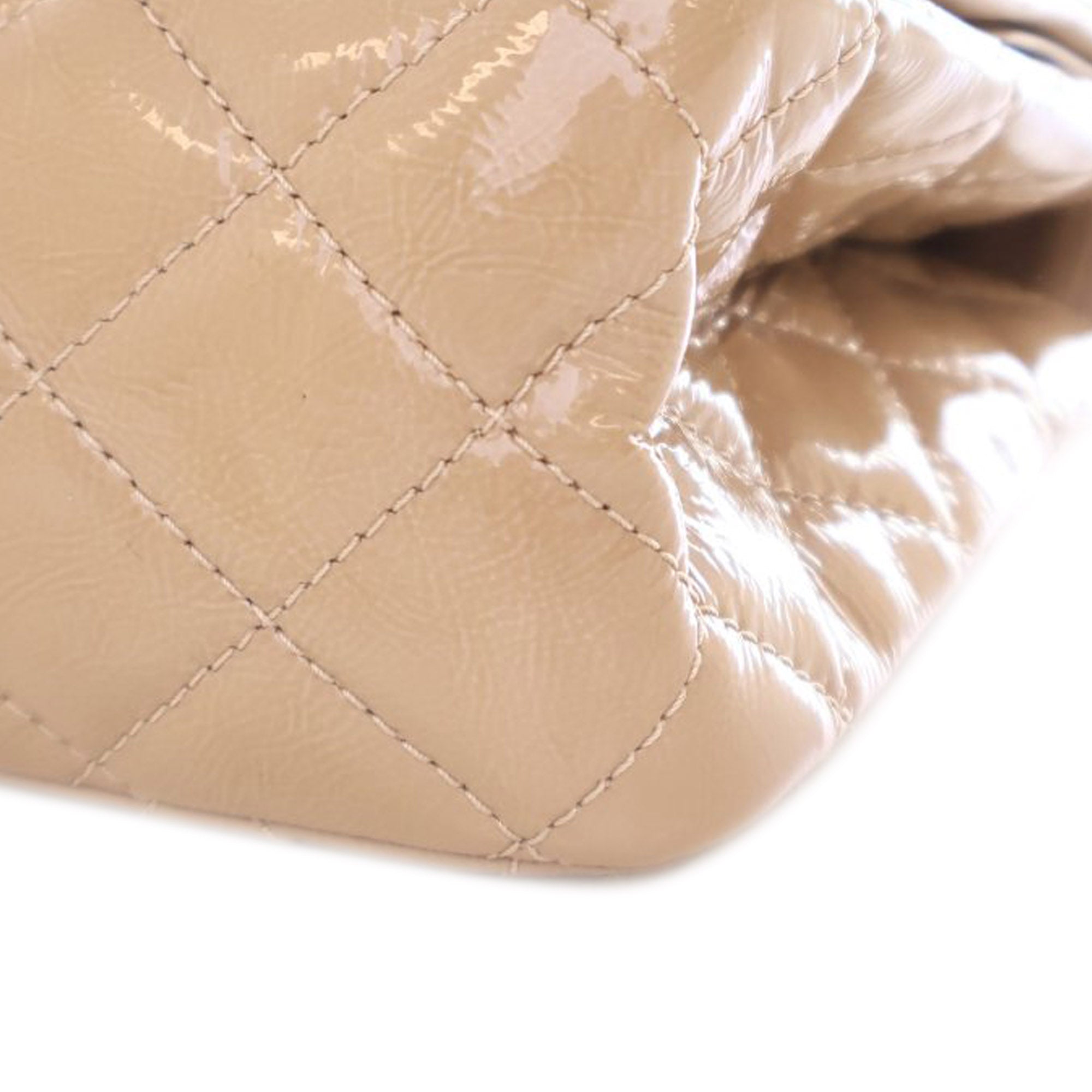 Reissue 2.55 Quilted Patent Double Flap 227