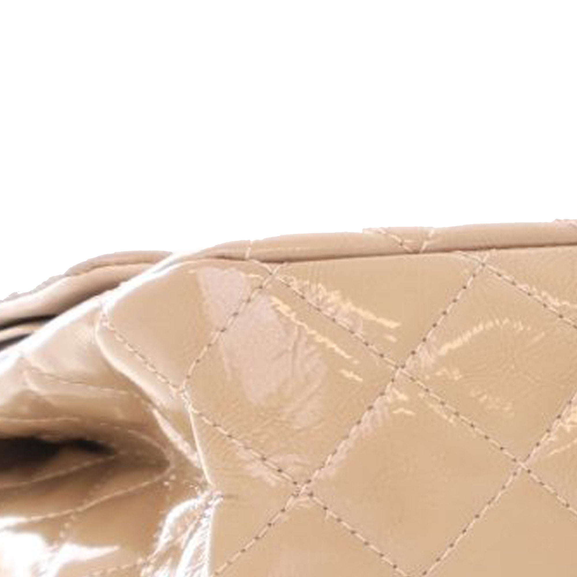 Reissue 2.55 Quilted Patent Double Flap 227