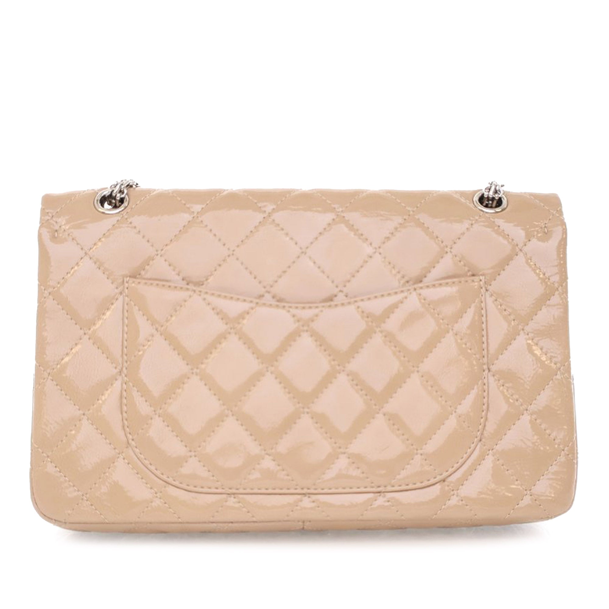 Reissue 2.55 Quilted Patent Double Flap 227