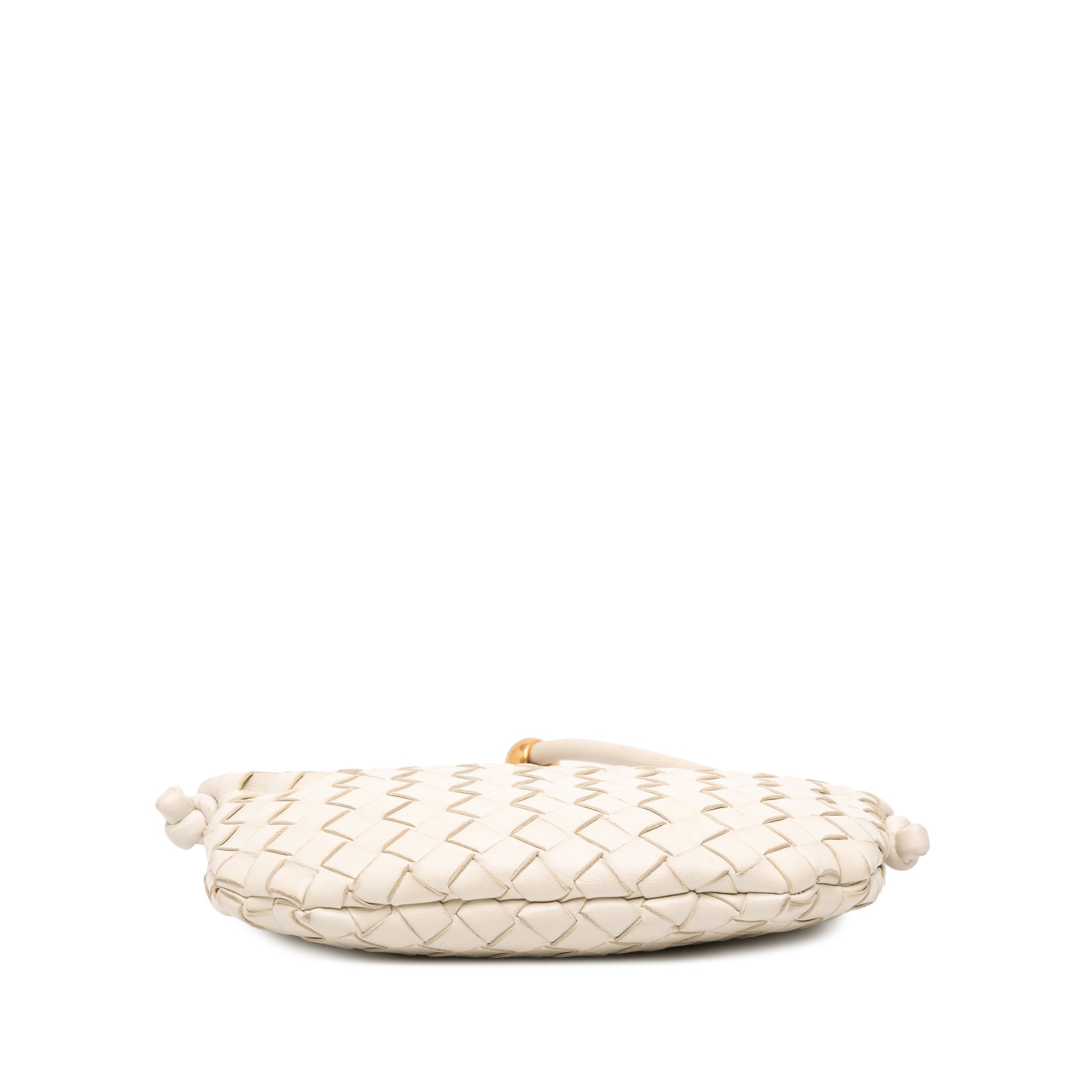 Small Lambskin Intrecciato Turn Pouch