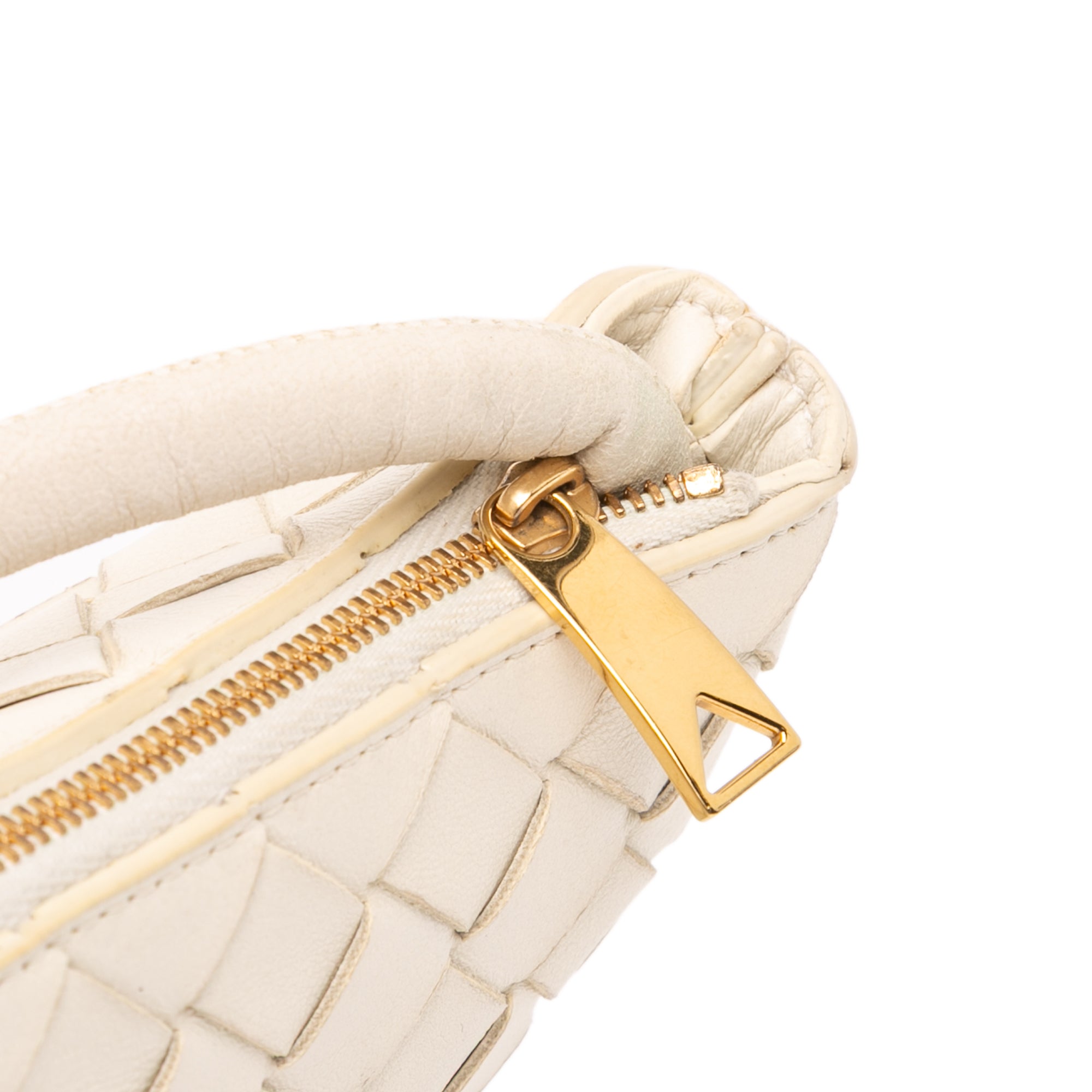 Small Lambskin Intrecciato Turn Pouch