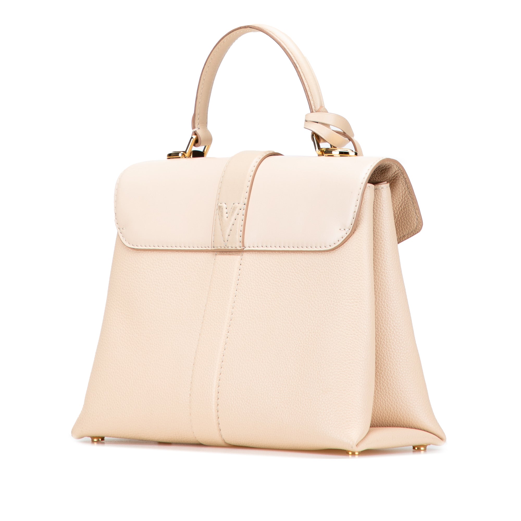 Grained Smooth Calfskin Rose Des Vents PM