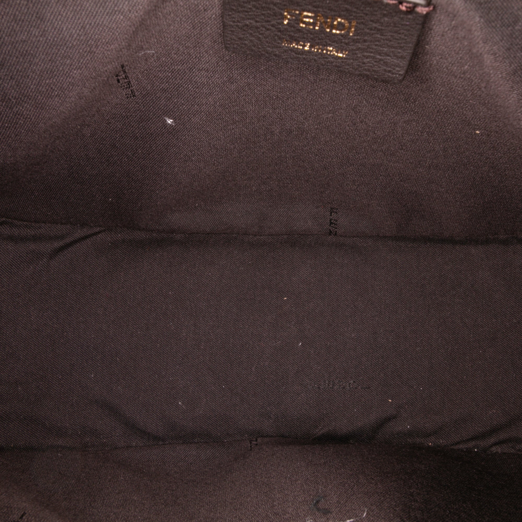 Small Leather Fendigraphy Hobo