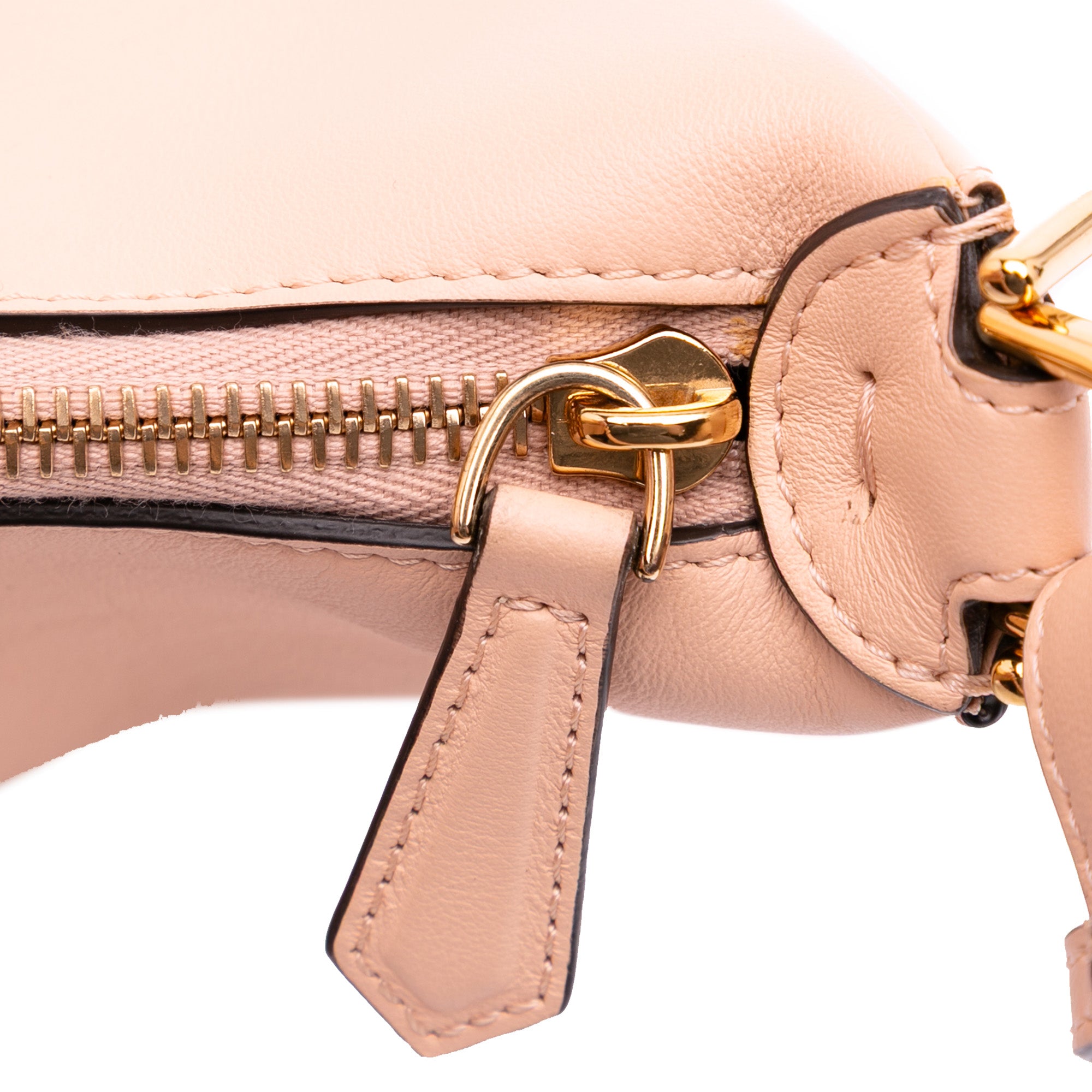 Small Leather Fendigraphy Hobo