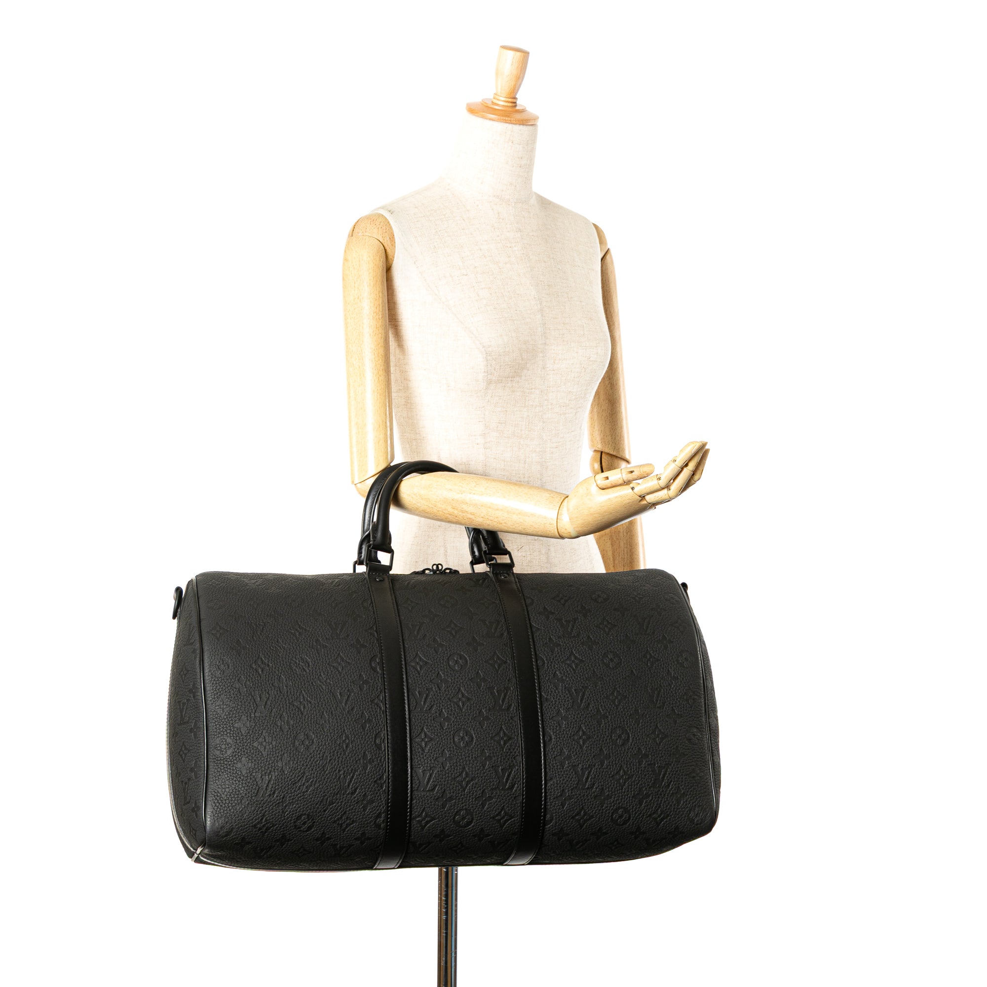 Monogram Taurillon Keepall Bandouliere 50