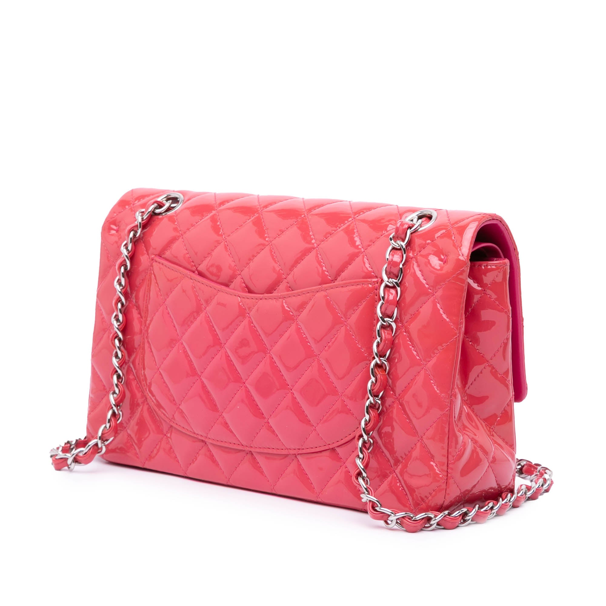 Chanel Medium Classic Patent Double Flap