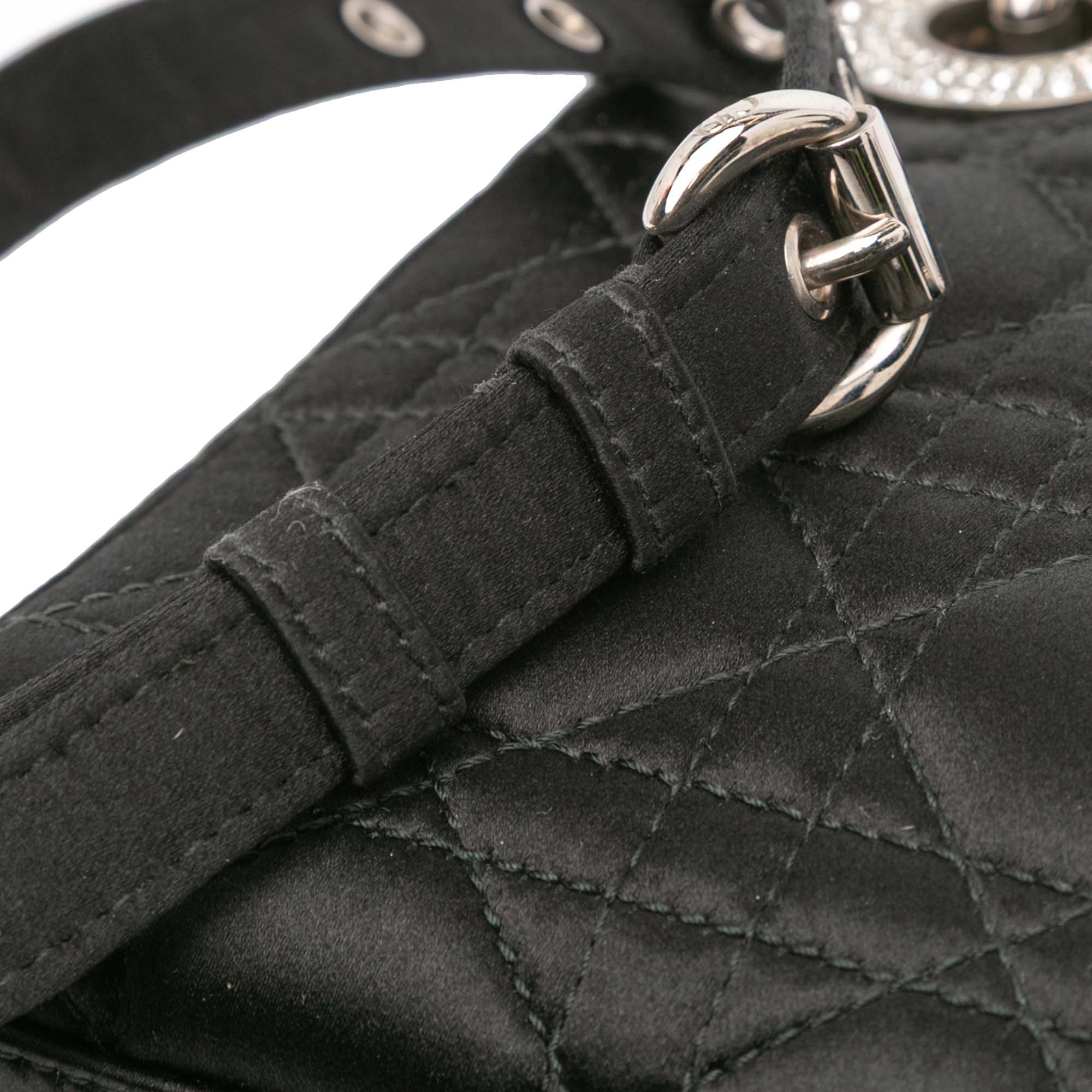 Mini Satin Cannage Swarovski Crystal Lady Dior