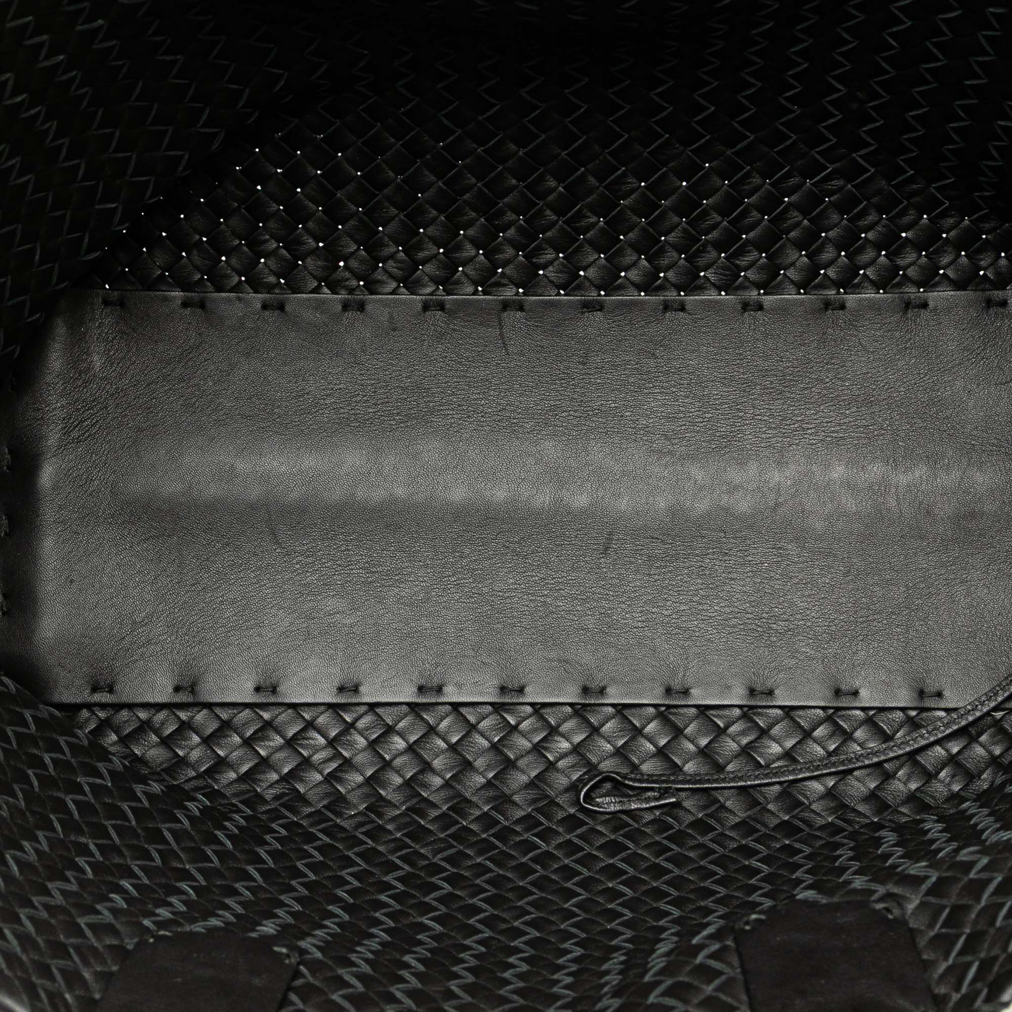 Bottega Veneta Medium Lambskin Intreccio Cabat Tote