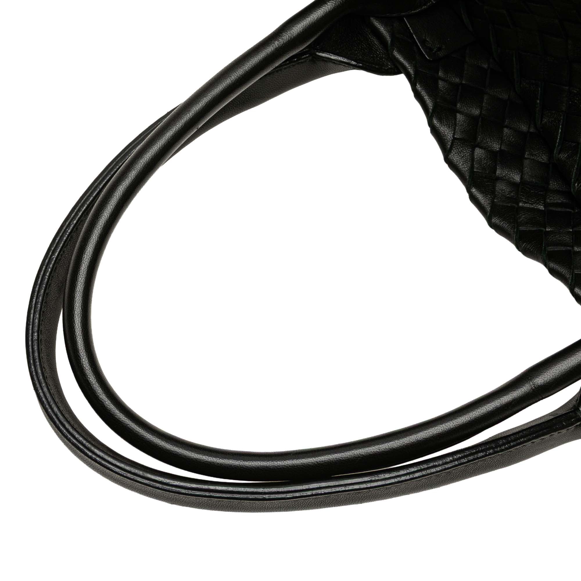 Bottega Veneta Medium Lambskin Intreccio Cabat Tote