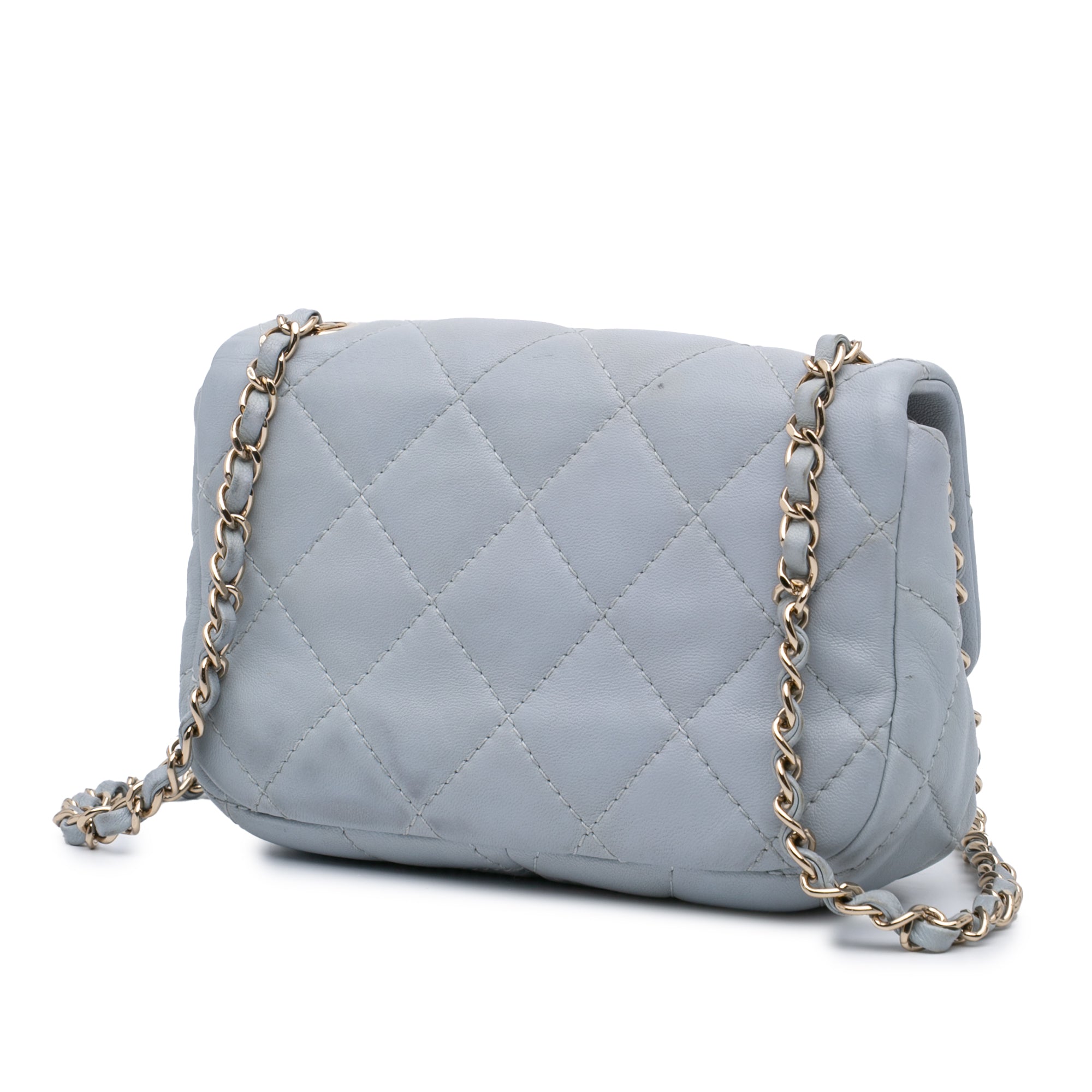 Chanel Mini Calfskin Chain Around Flap