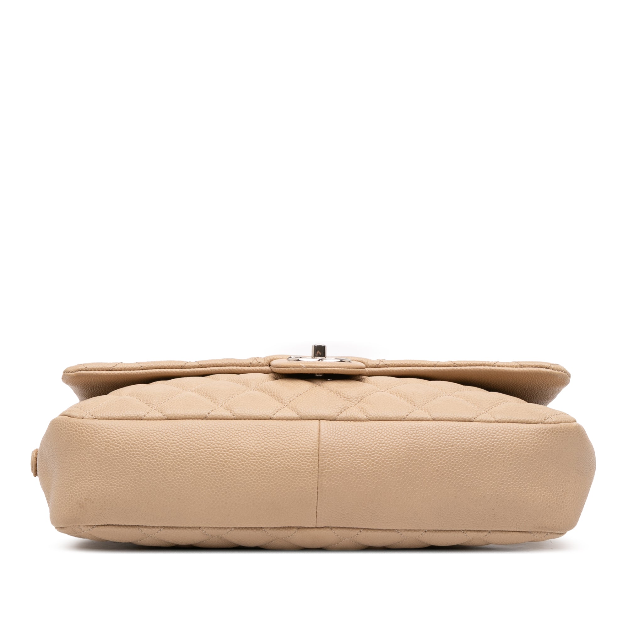 Jumbo Quilted Caviar Easy Flap