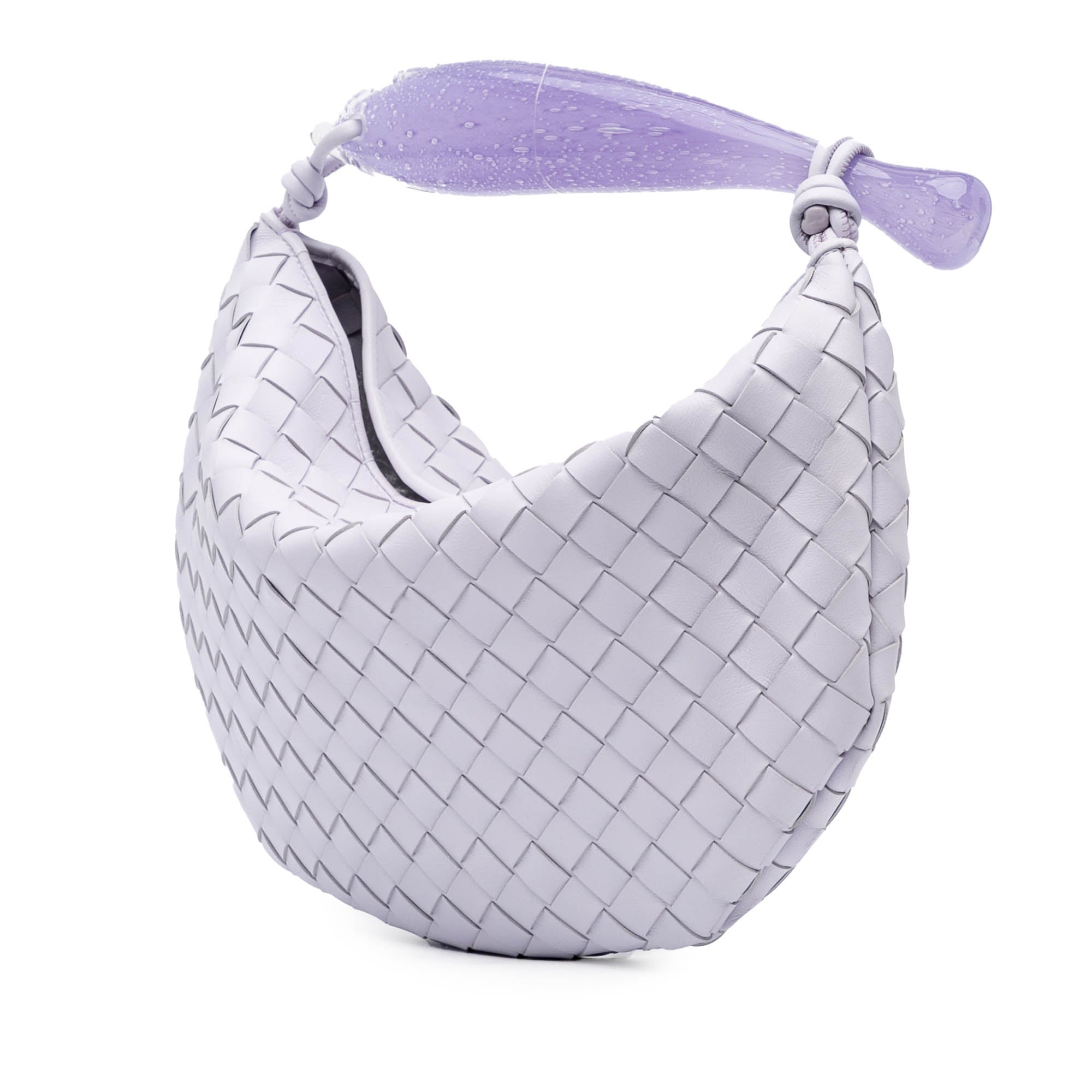 Bottega Veneta Limited Edition Murano Glass Lambskin Intrecciato Sardine